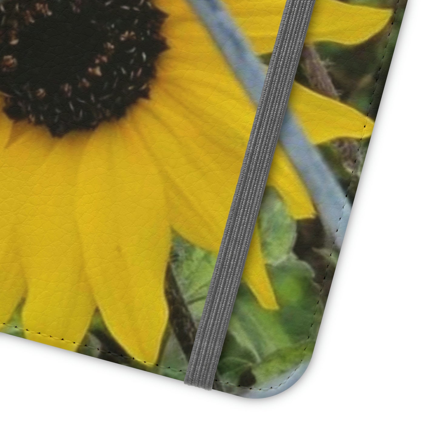 Sunflower Behind A Fence | Folio Phone Case | High Bloom Collection | Life By Ortavia