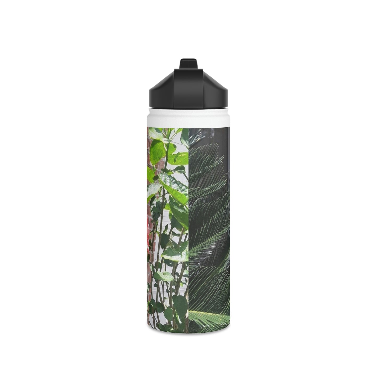 Peach Hibiscus | Stainless Steel Water Bottle, Standard Lid | High Bloom Collection | Life By Ortavia