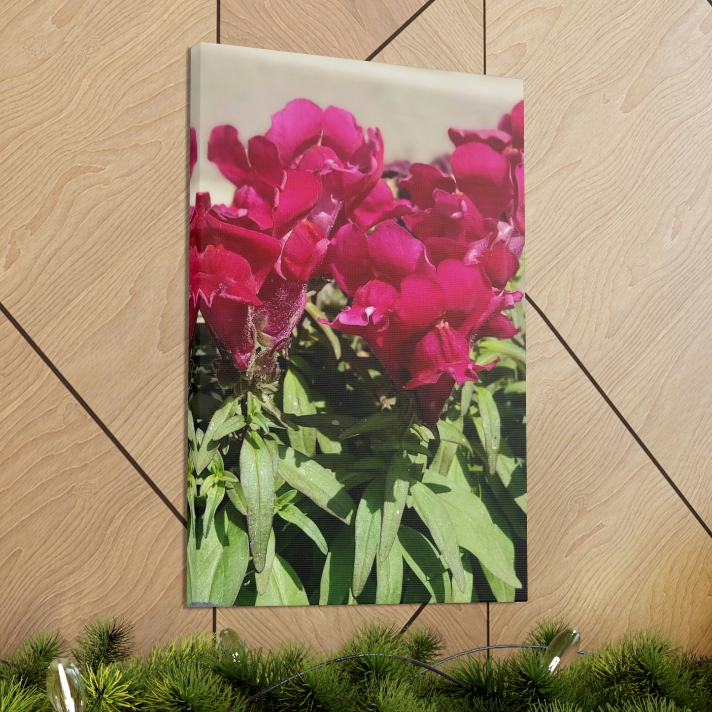 Magenta Snapdragon | Wall Art Canvas | High Bloom Collection | Life By Ortavia
