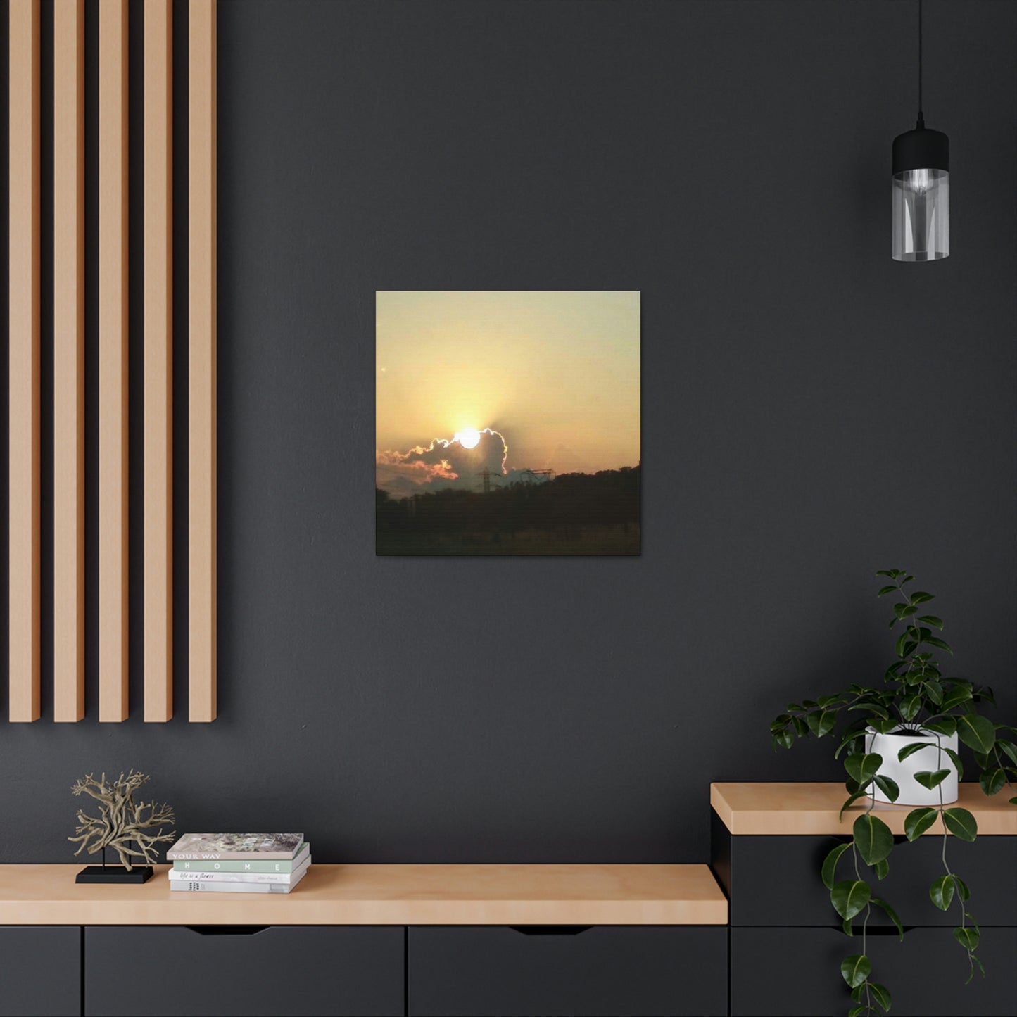 Sun in the Clouds | Wall Art Canvas | Heavens Collection | Life By Ortavia