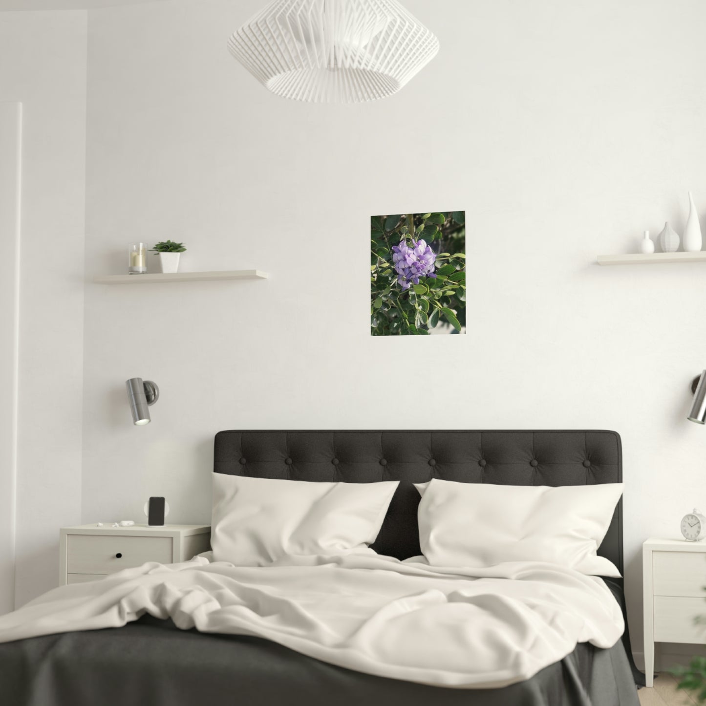 Purple Texas Mountain Laurel | Satin Posters (210gsm)