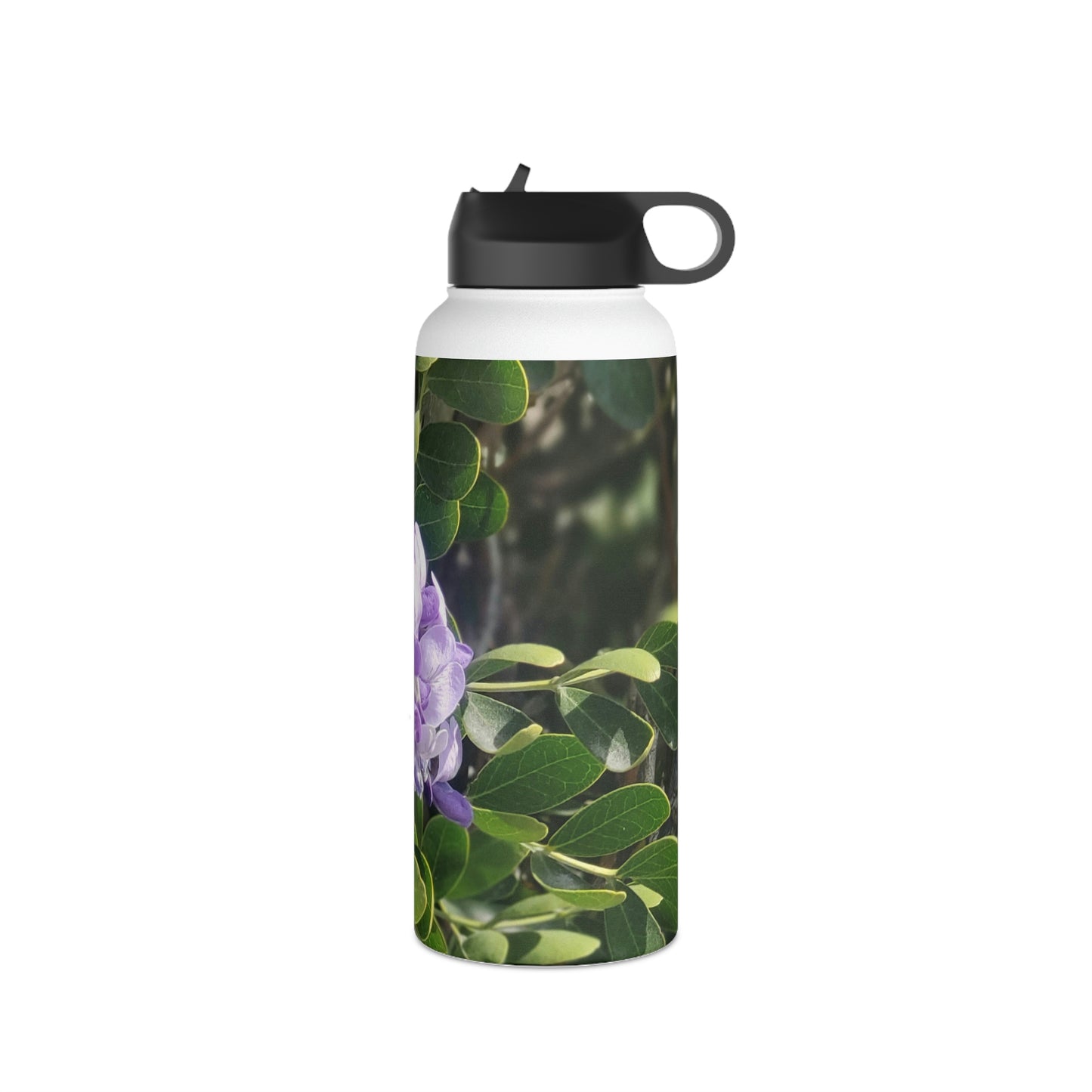 Purple Texas Mountain Laurel | Stainless Steel Water Bottle, Standard Lid