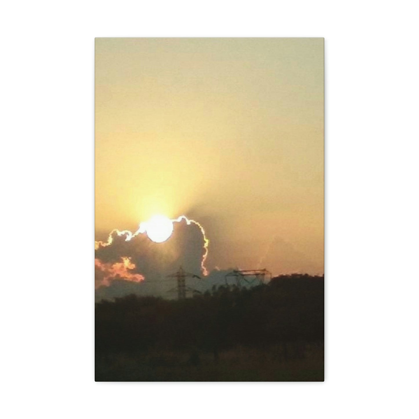 Sun in the Clouds | Wall Art Canvas | Heavens Collection | Life By Ortavia