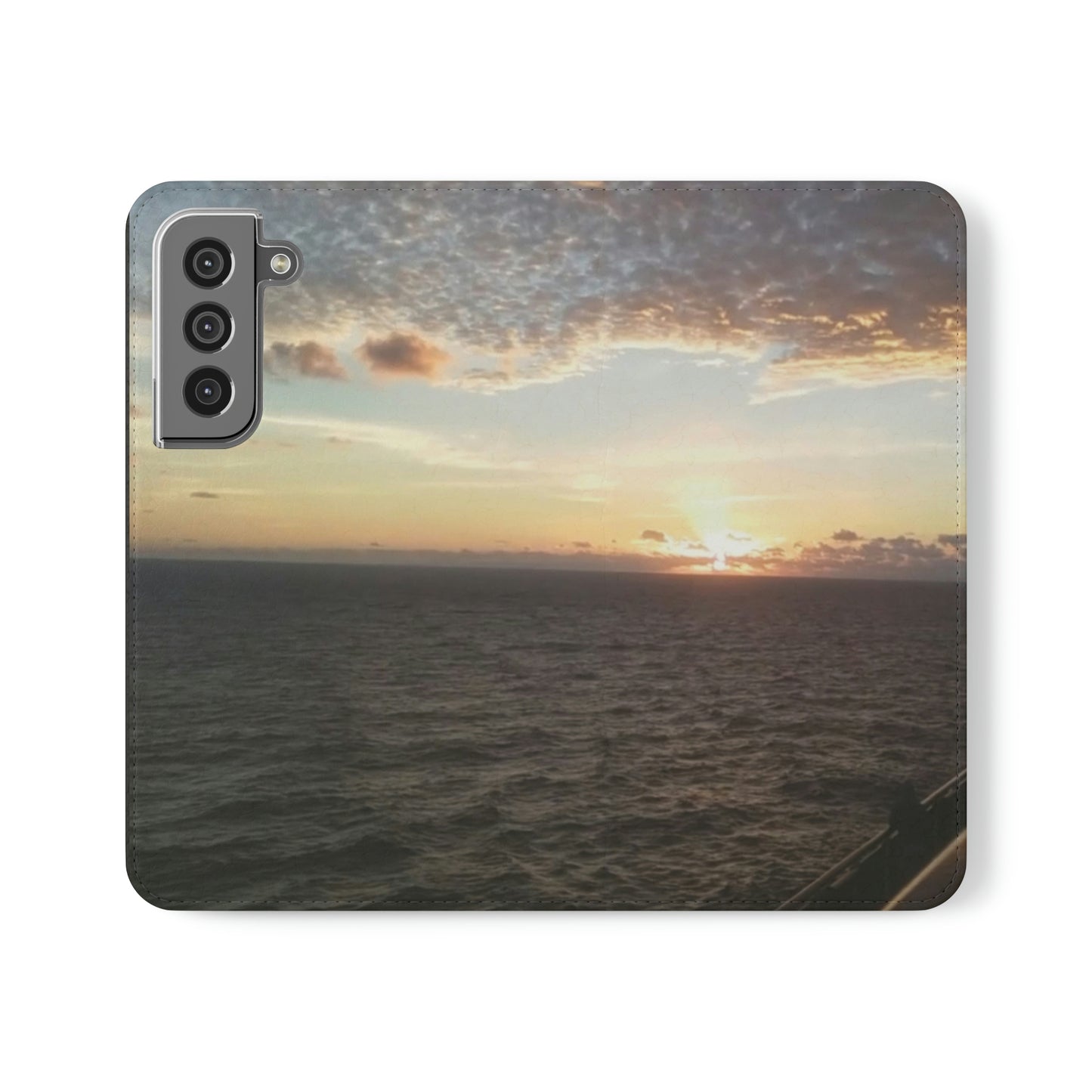 Sunrise in the Gulf of Mexico | Folio Phone Case | Heavens Collection | Life By Ortavia