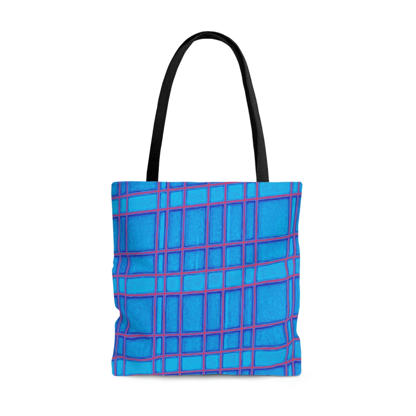 Light Blue/Red | Tote Bag | Vintage Window Collection | Life By Ortavia
