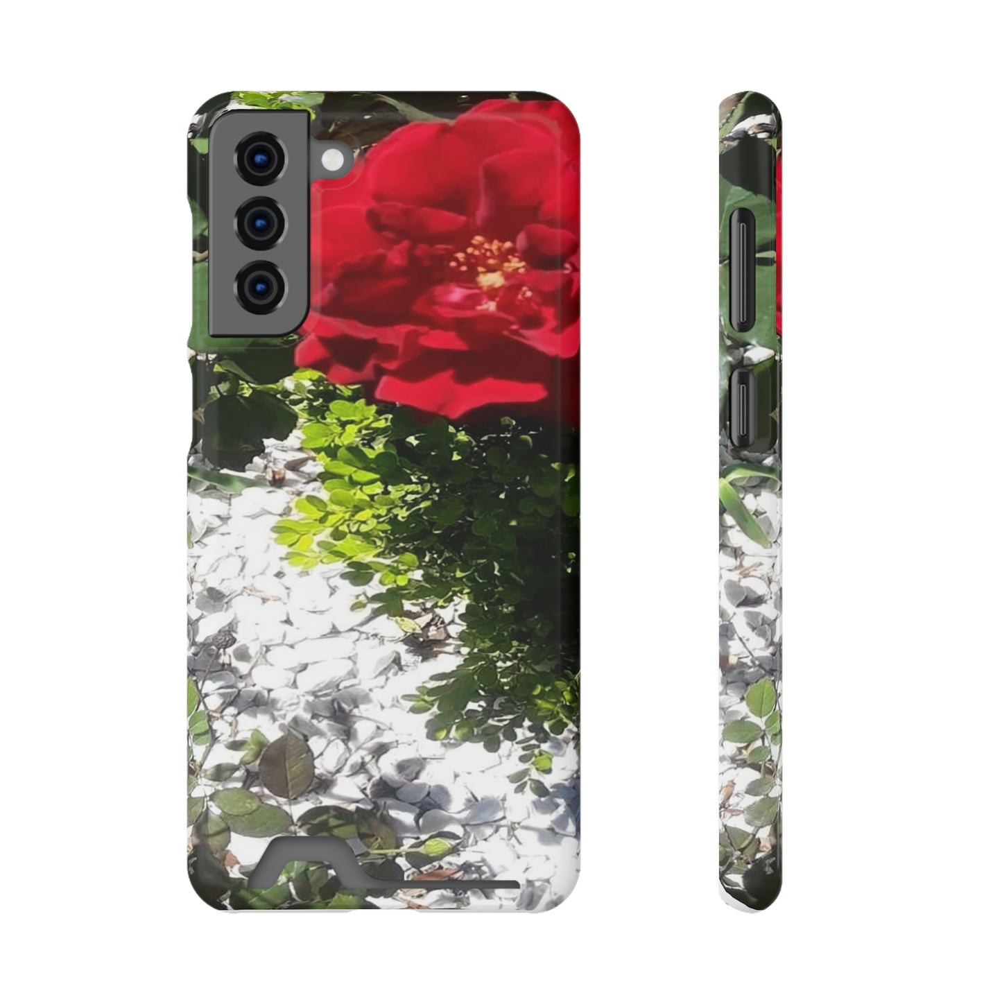 Europeana Red Rose | Phone Case with Card Holder | High Bloom Collection | Life By Ortavia