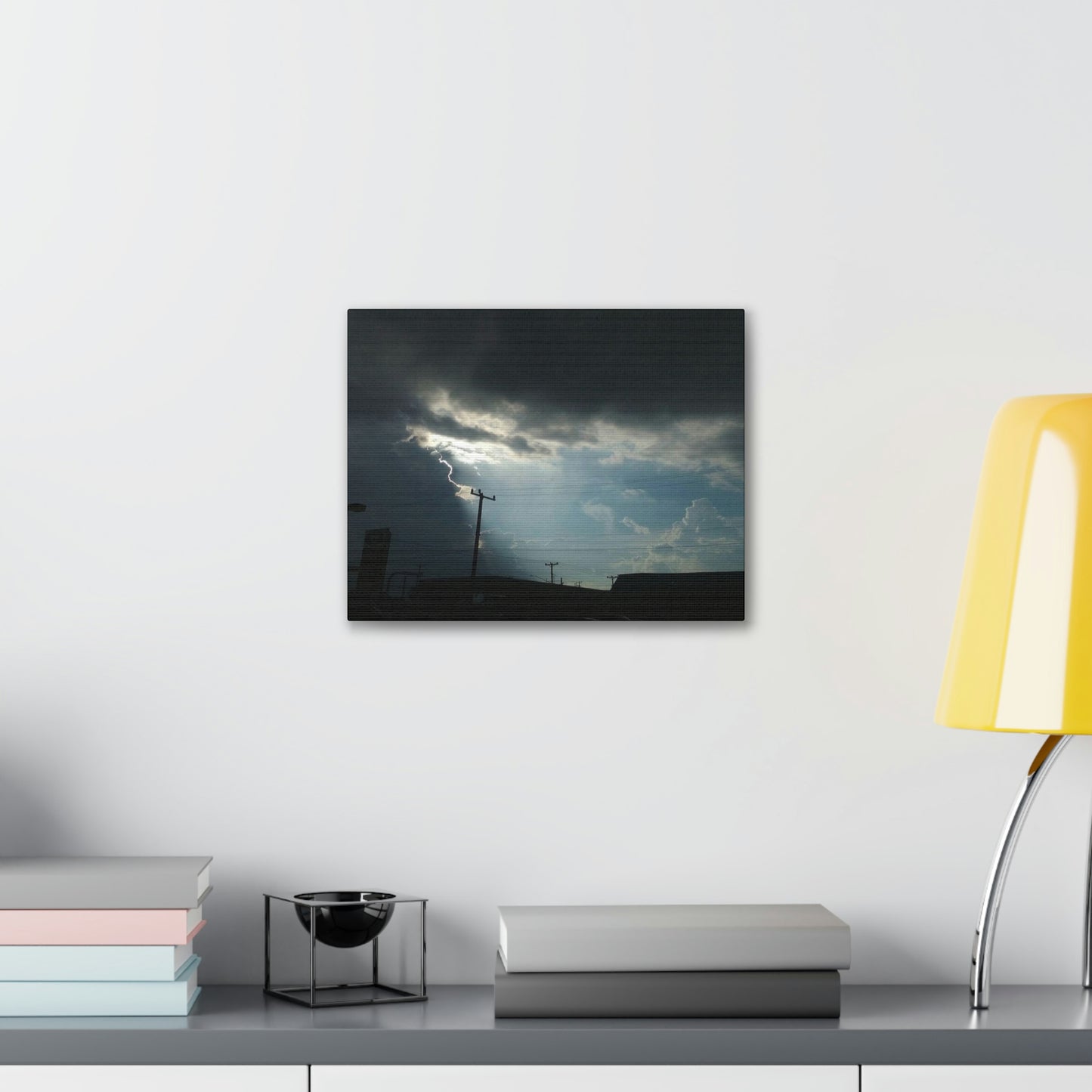Sun Through Dark Clouds | Wall Art Canvas | Heavens Collection