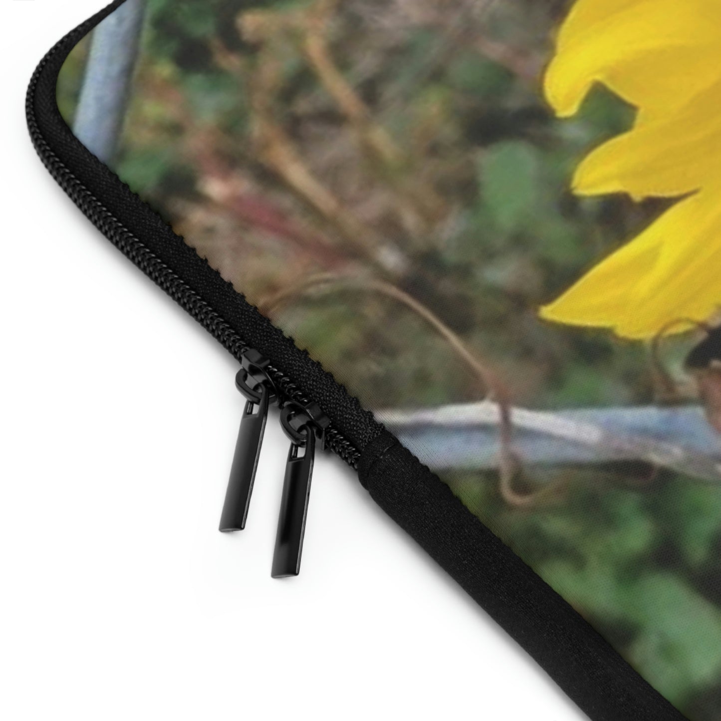 Laptop Sleeve with Sunflower Behind A Fence Design 7 Inch 10 Inch 13 Inch 15 Inch 17 Inch