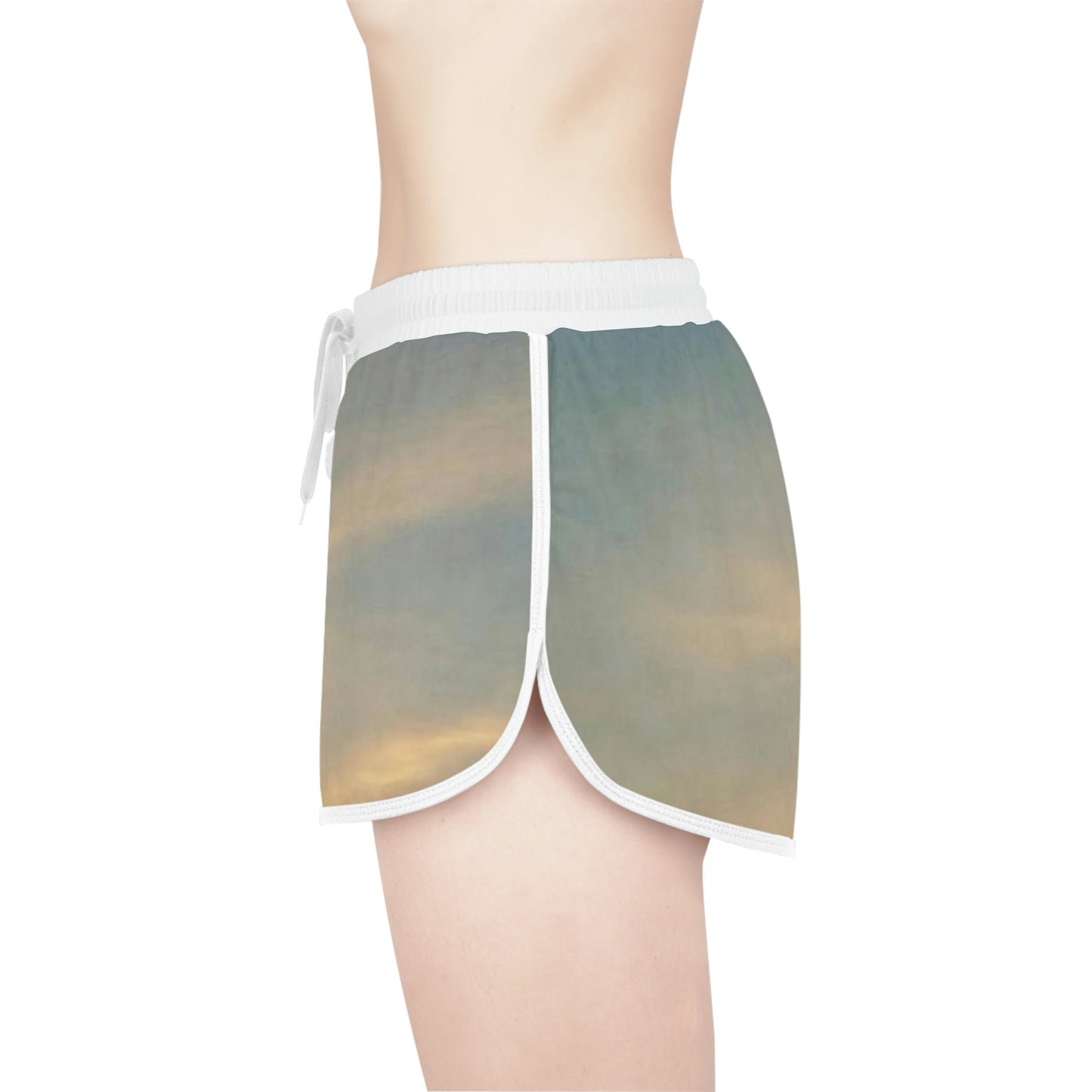 Pink/Blue Colored Women's Relaxed Shorts