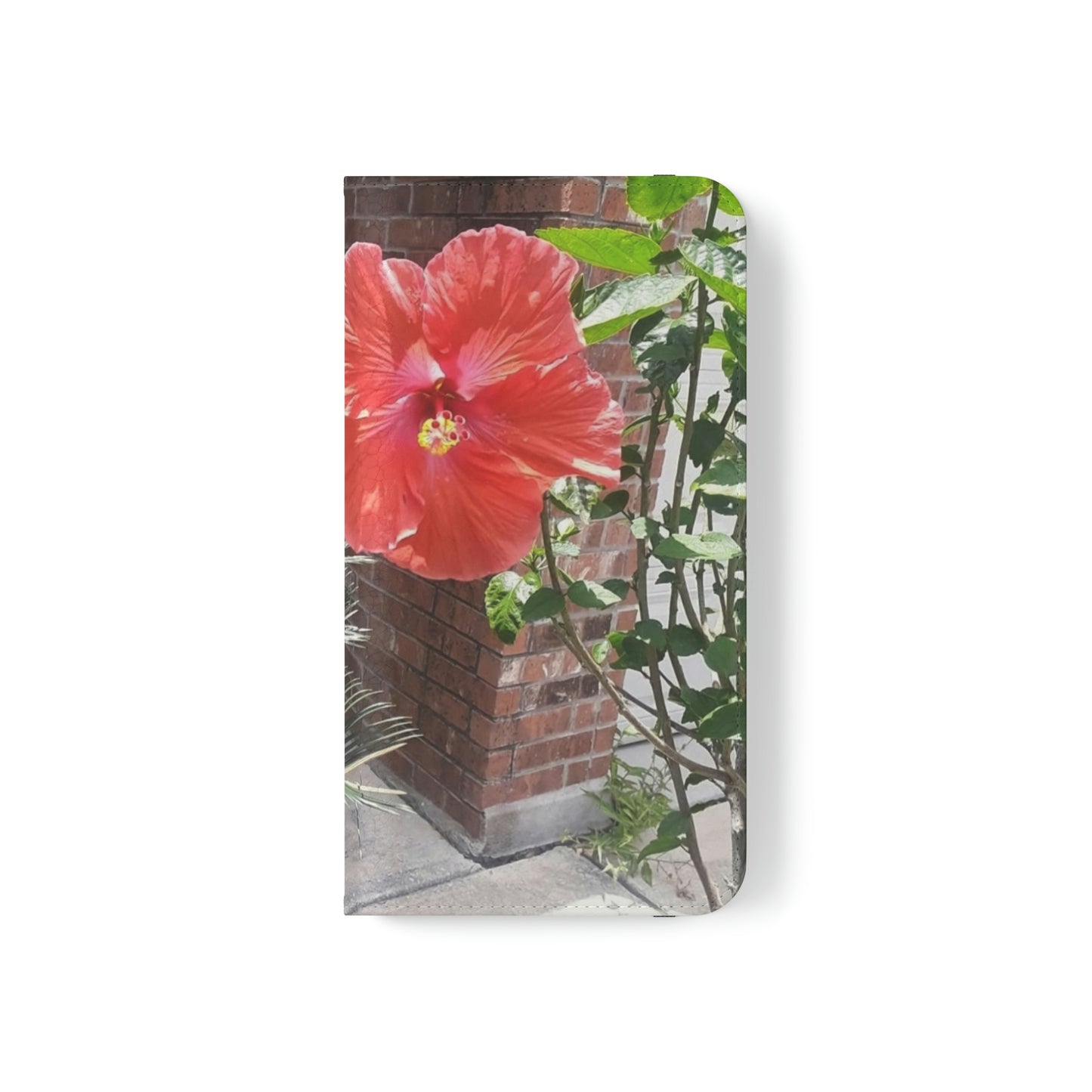Peach Hibiscus | Folio Phone Case | High Bloom Collection | Life By Ortavia