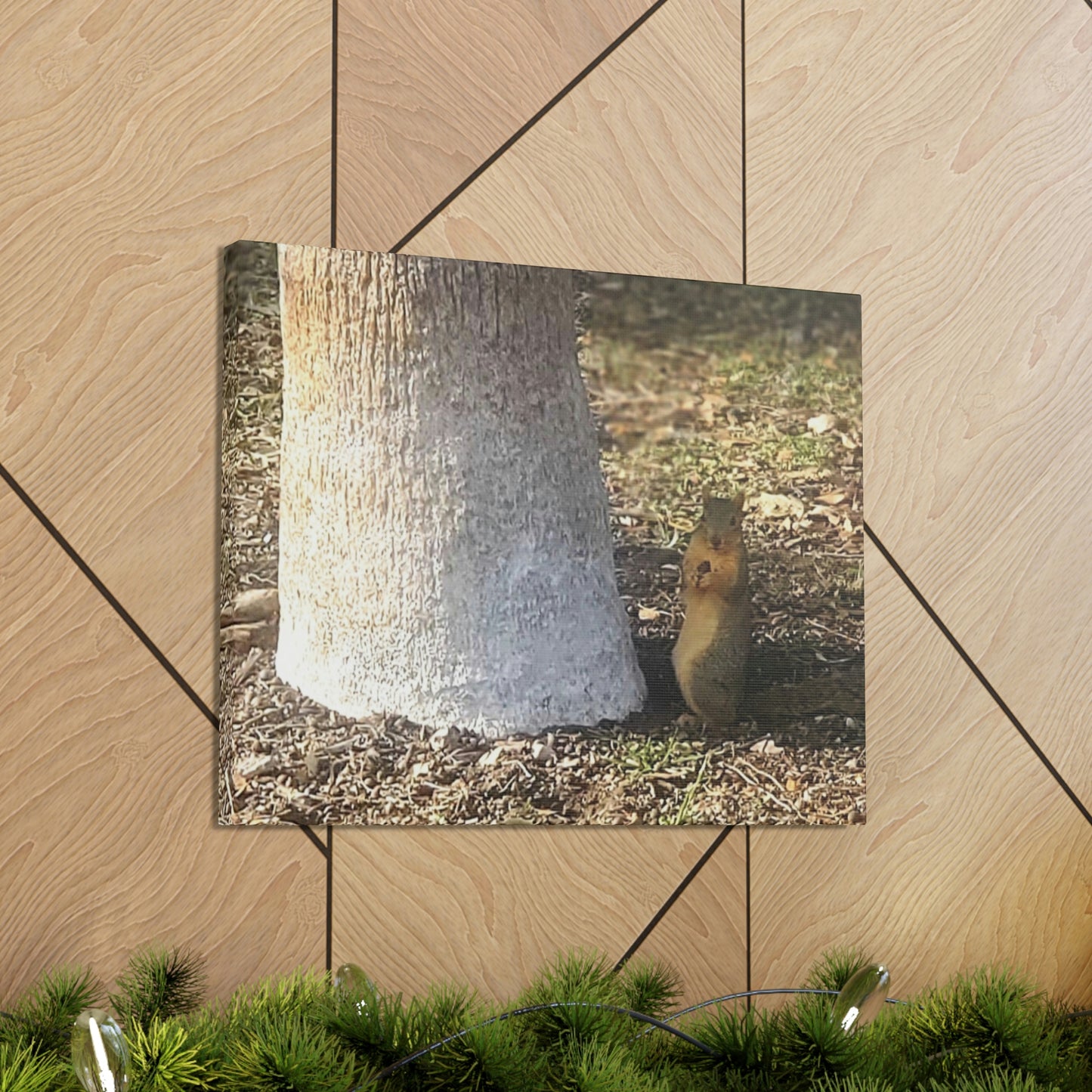 Squirrel and A Nut | Wall Art Print | Urban Geographic Collection | Life By Ortavia