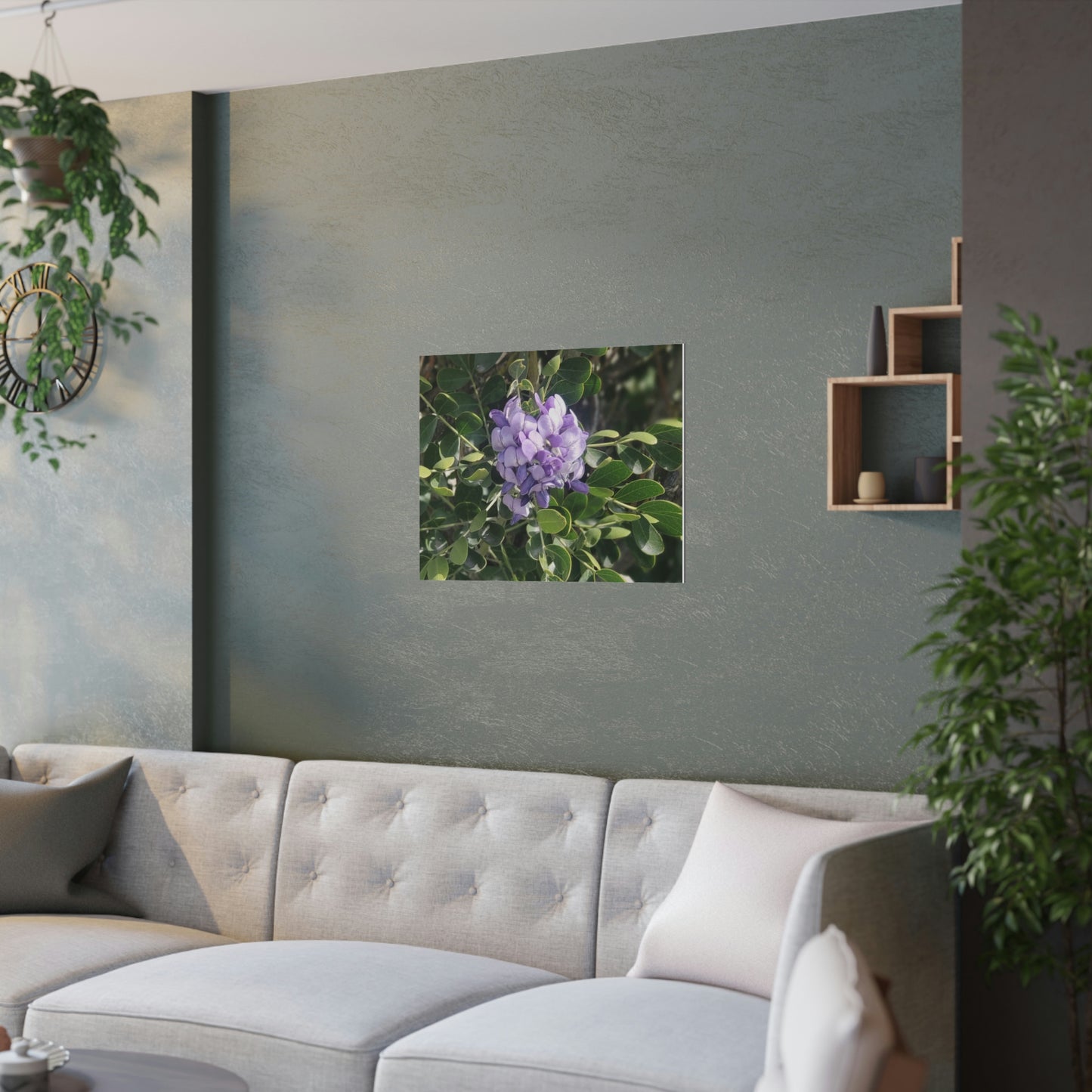 Purple Texas Mountain Laurel | Satin Posters (210gsm)