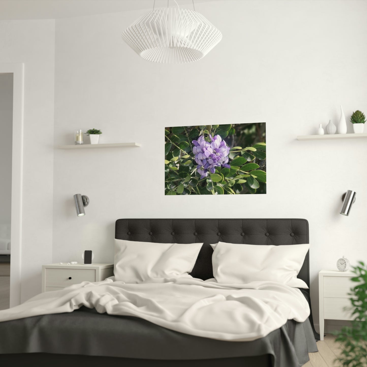 Purple Texas Mountain Laurel | Satin Posters (210gsm)