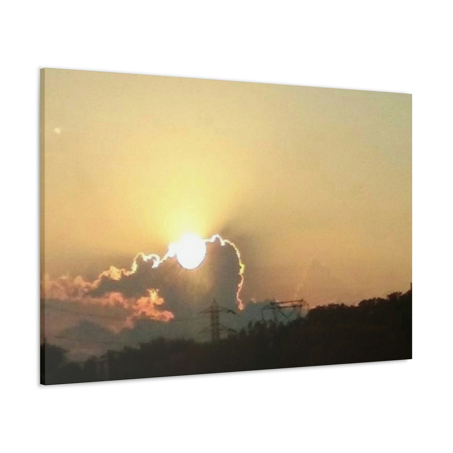 Sun in the Clouds | Wall Art Canvas | Heavens Collection | Life By Ortavia