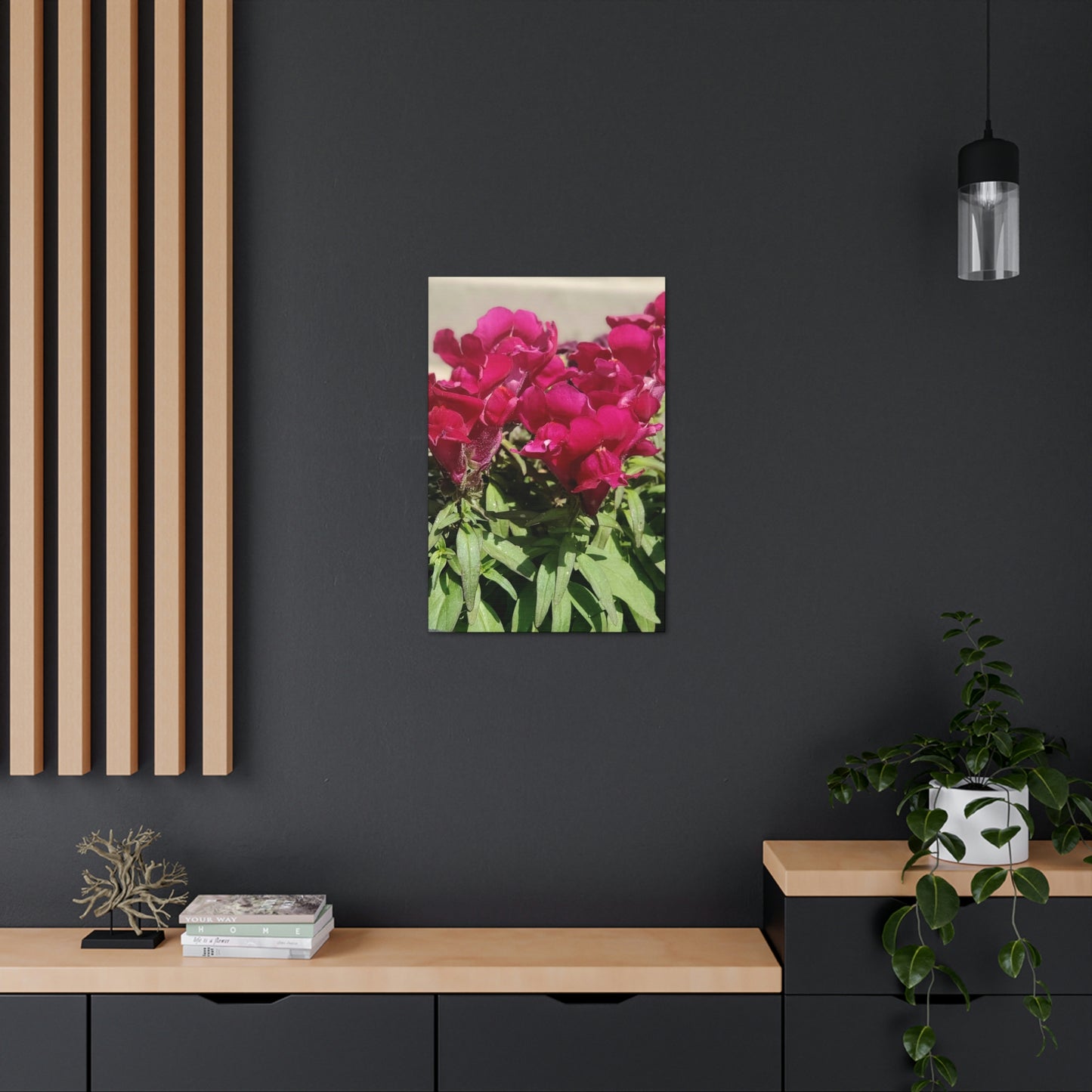 Magenta Snapdragon | Wall Art Canvas | High Bloom Collection | Life By Ortavia
