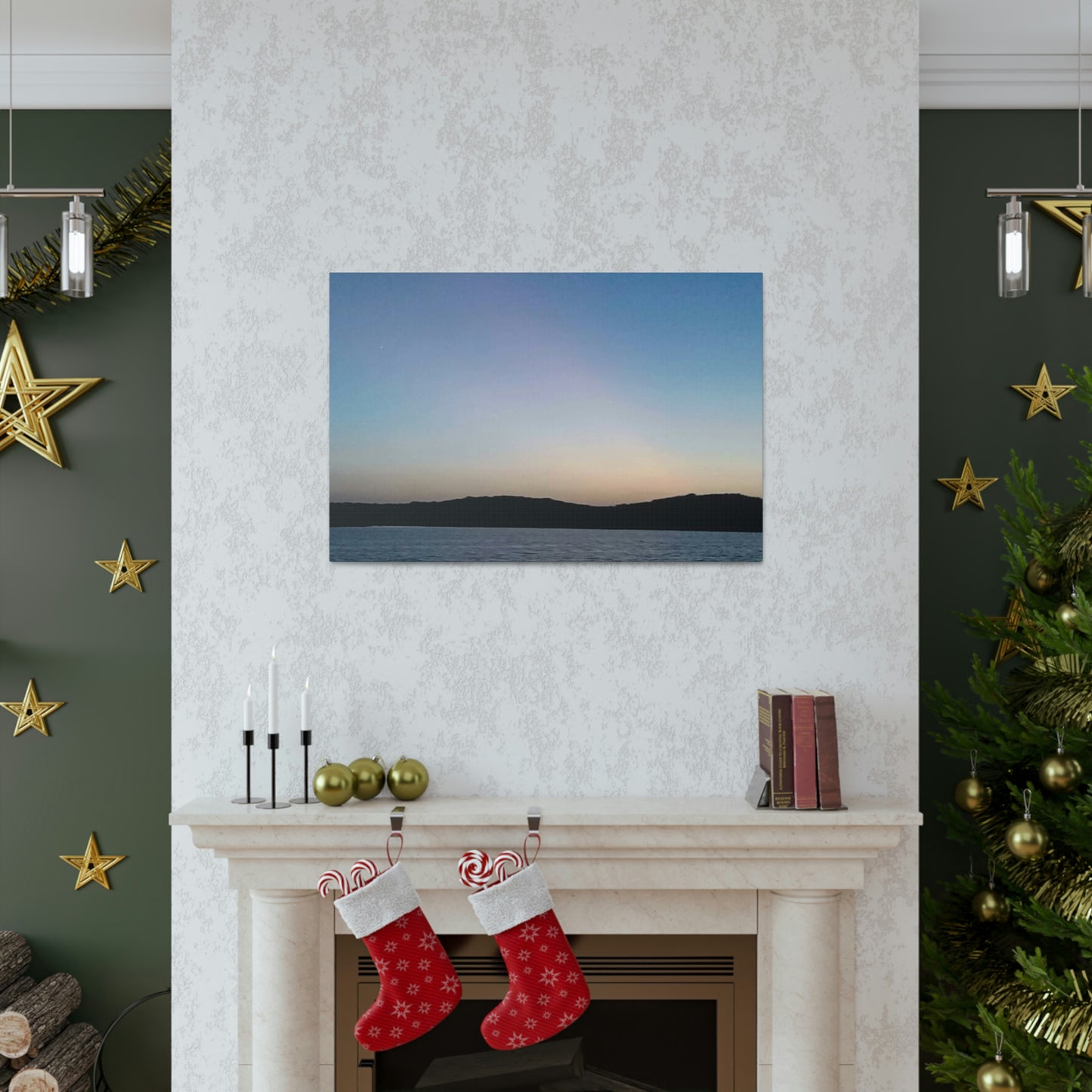 Art Prints & Wall Art, Canvas Gallery Wraps with Night At the Lake Signature Art Print