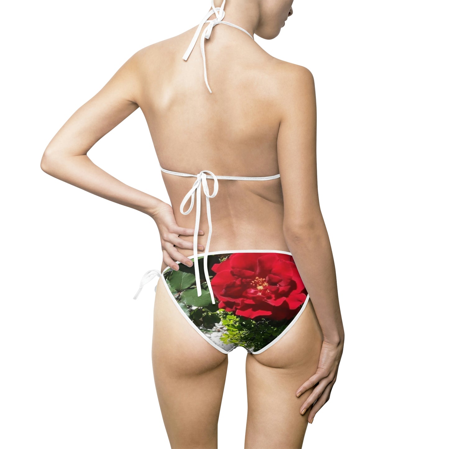 Europeana Red Rose | Women's Bikini Swimsuit | High Bloom Collection | Life By Ortavia