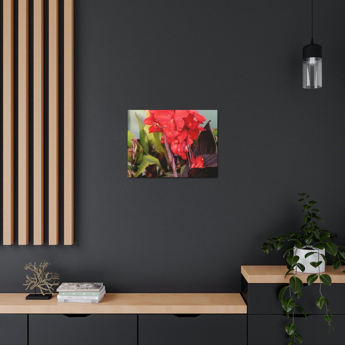 Red Canna | High Bloom Collection | Wall Art Print | Life By Ortavia