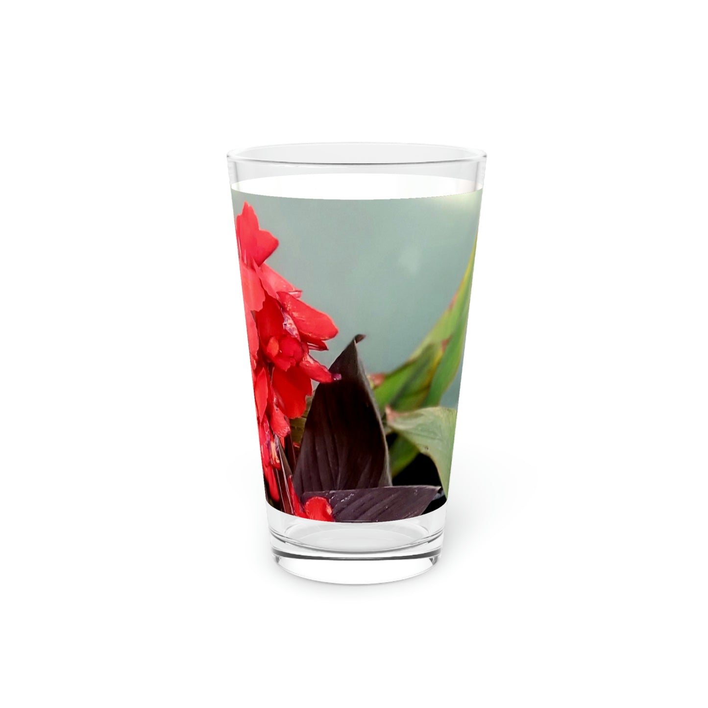 Red Canna | Pint Glass 16 oz | Life By Ortavia