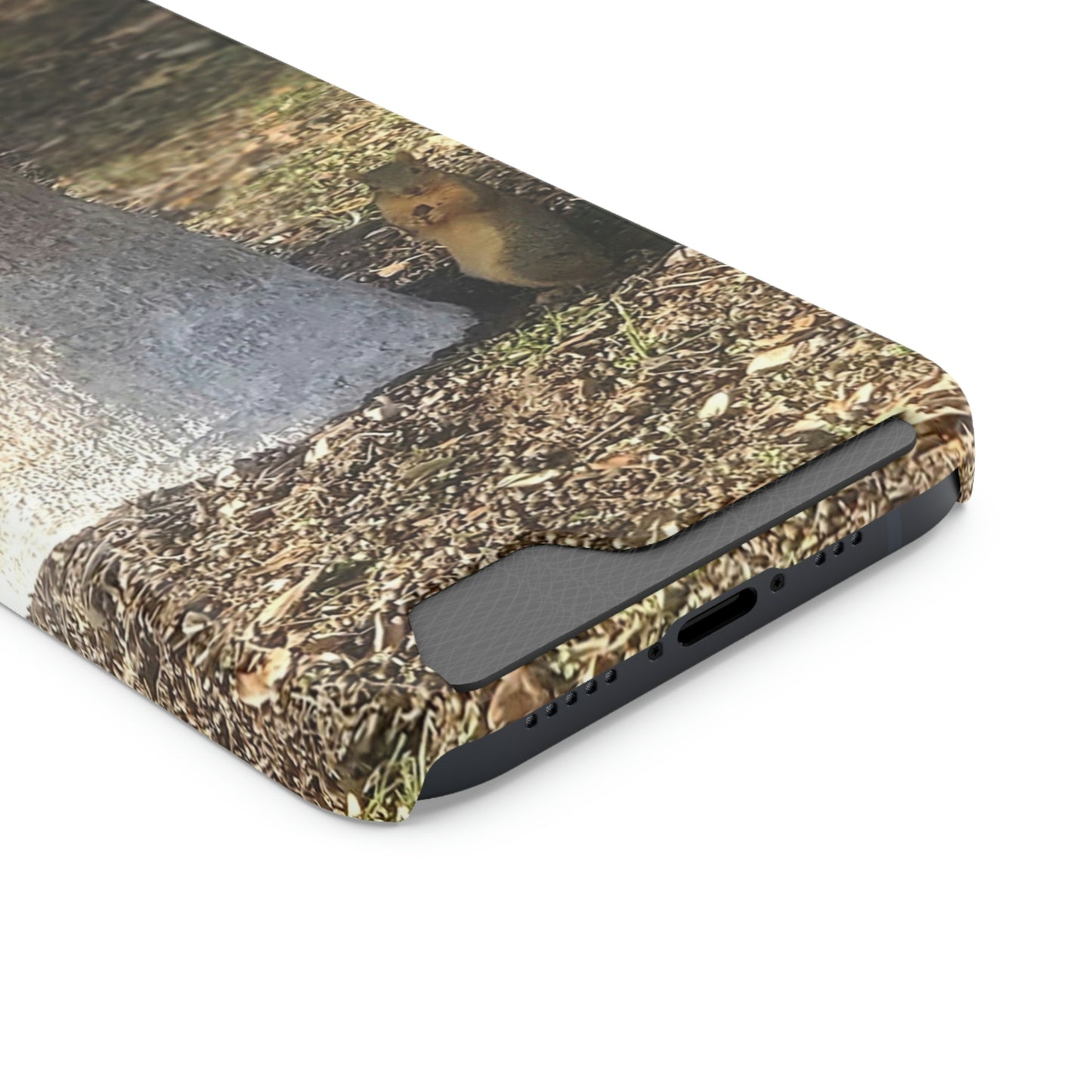 Squirrel and A Nut | Phone Case with Card Holder | Urban Geographic Collection | Life By Ortavia