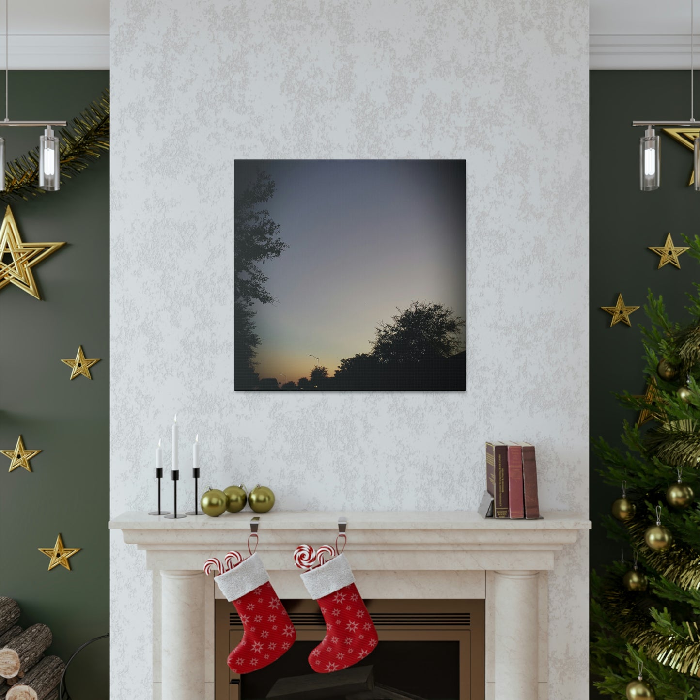 Rainbow Sunset | Wall Art Canvas | Heavens Collection | Life By Ortavia