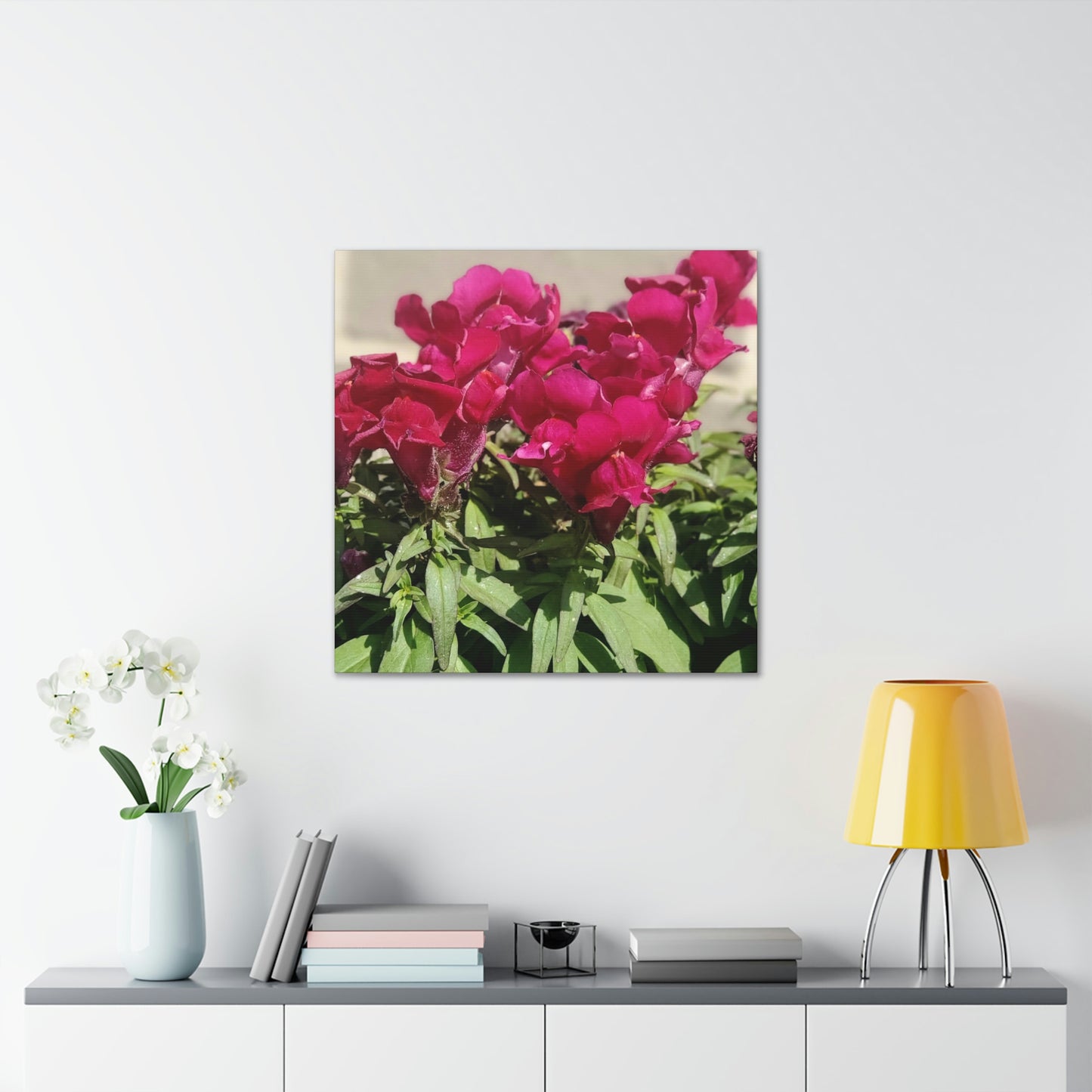 Magenta Snapdragon | Wall Art Canvas | High Bloom Collection | Life By Ortavia