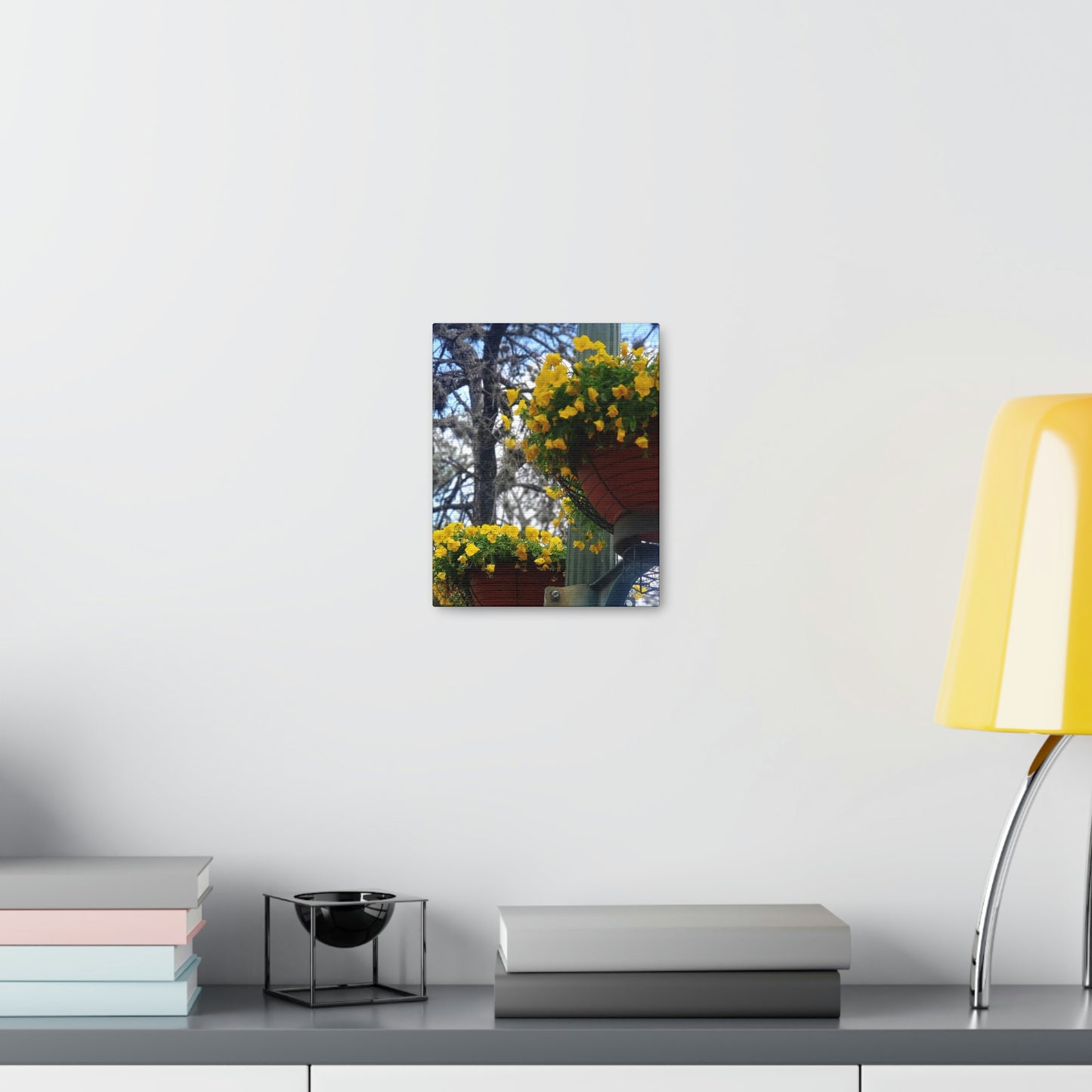 Yellow Pansies Downtown | Wall Art Canvas | High Bloom Collection | Life By Ortavia