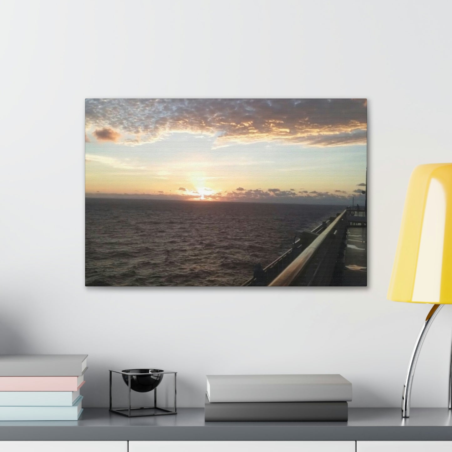 Sunrise In the Gulf of Mexico | Heavens Collection | Wall Art Print | Life By Ortavia
