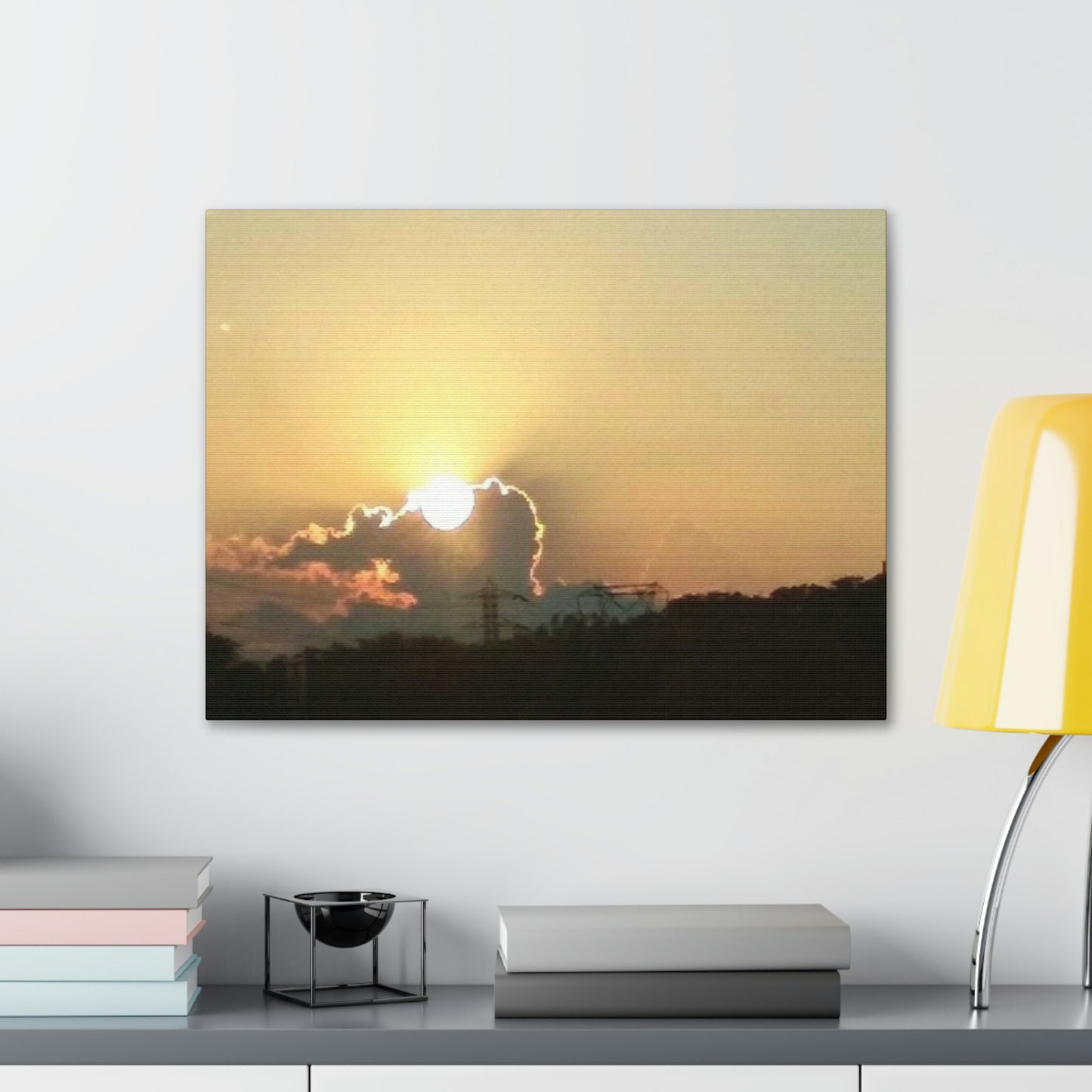 Sun in the Clouds | Wall Art Canvas | Heavens Collection | Life By Ortavia