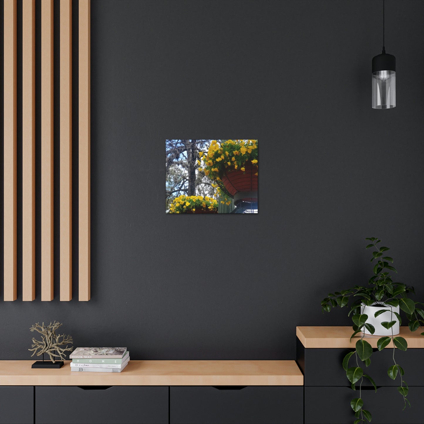 Yellow Pansies Downtown | Wall Art Canvas | High Bloom Collection | Life By Ortavia
