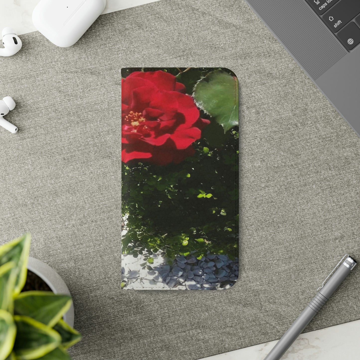 Europeana Red Rose | High Bloom Collection | Folio Phone Case | Life By Ortavia