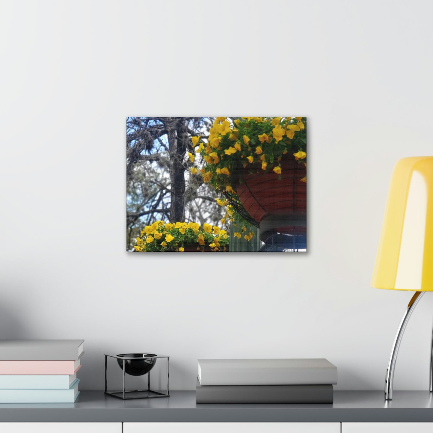 Yellow Pansies Downtown | Wall Art Canvas | High Bloom Collection | Life By Ortavia
