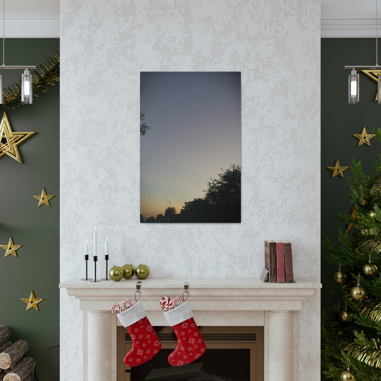 Rainbow Sunset | Wall Art Canvas | Heavens Collection | Life By Ortavia