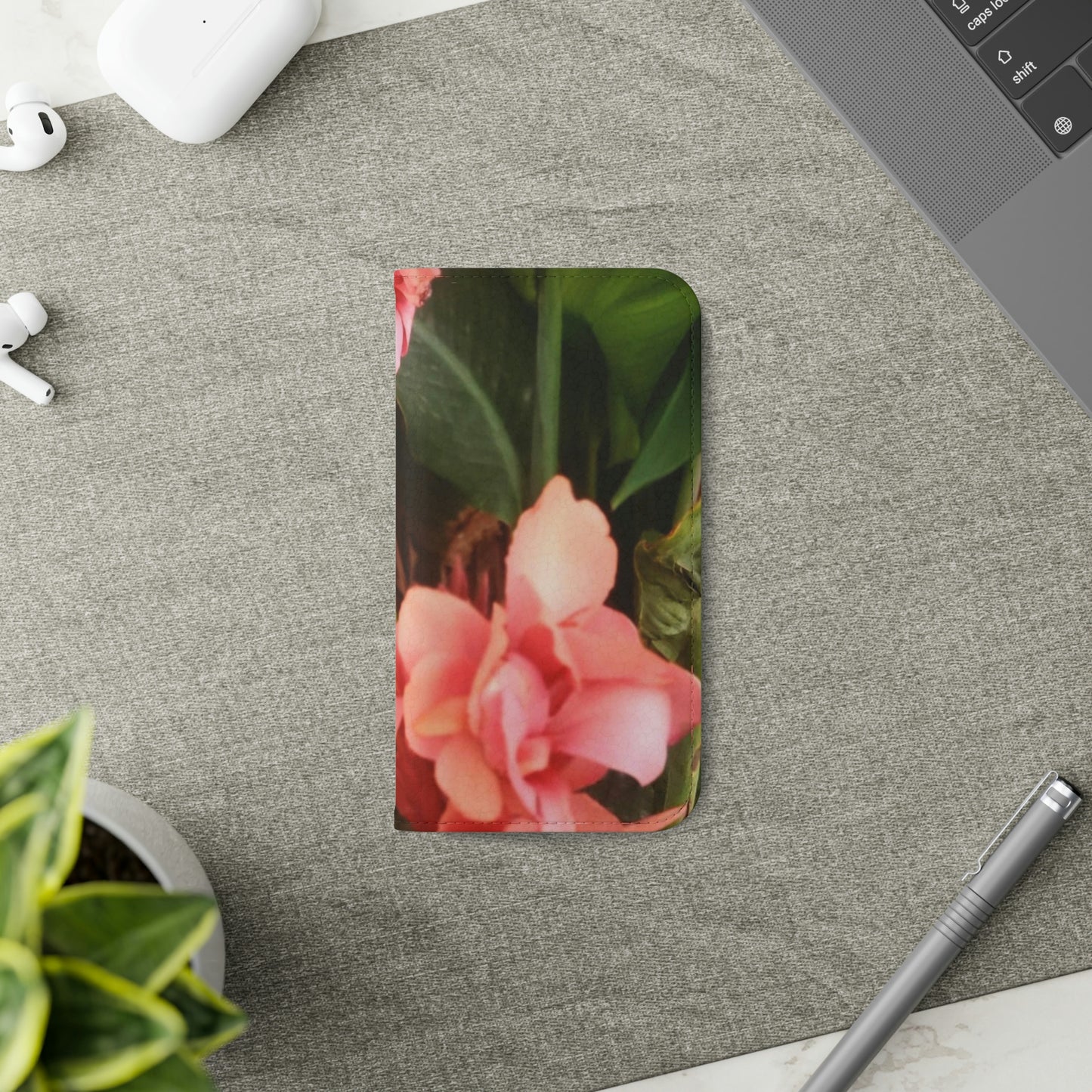 Pink Canna | Folio Phone Case | HIgh Bloom Collection | Life By Ortavia