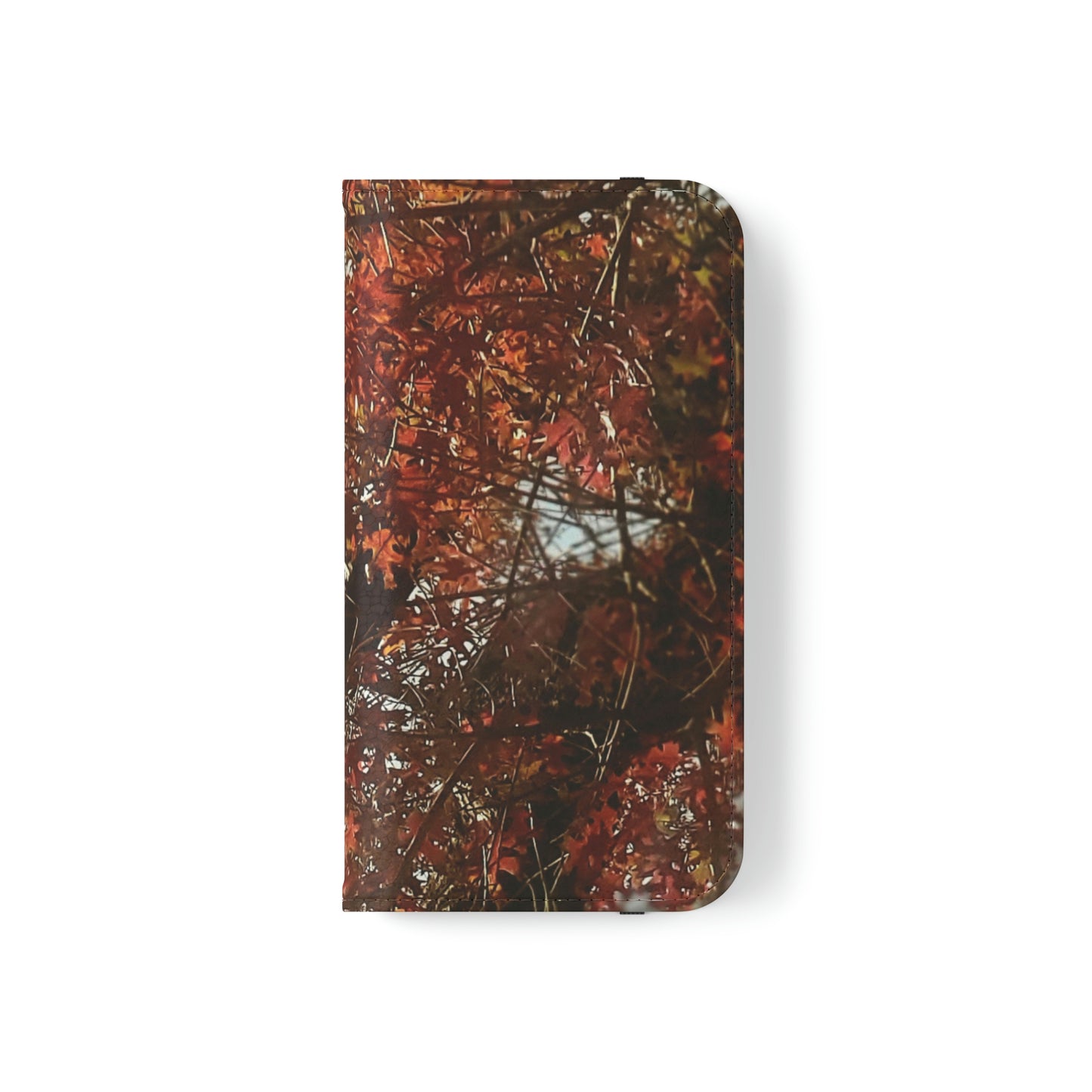 Red Autumn Leaves | Folio Phone Case | High Bloom Collection | Life By Ortavia
