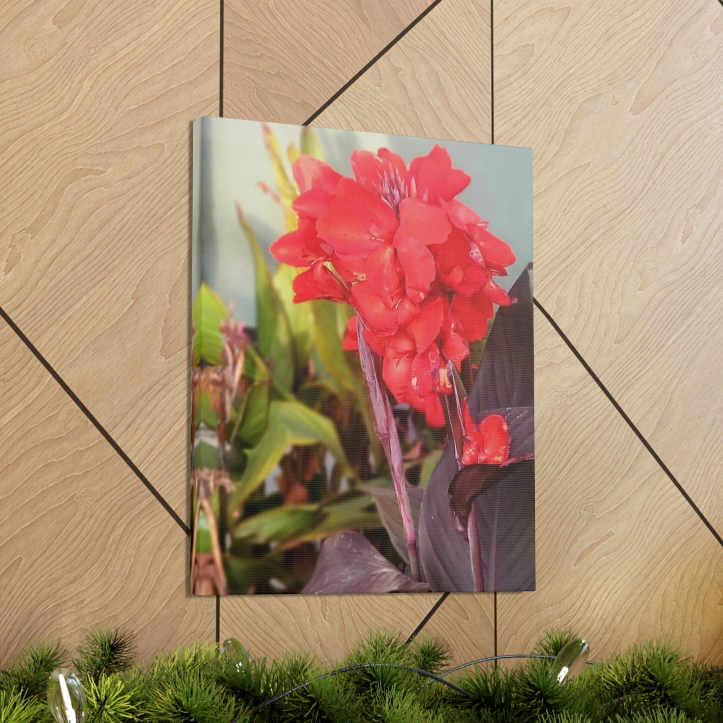 Red Canna | High Bloom Collection | Wall Art Print | Life By Ortavia
