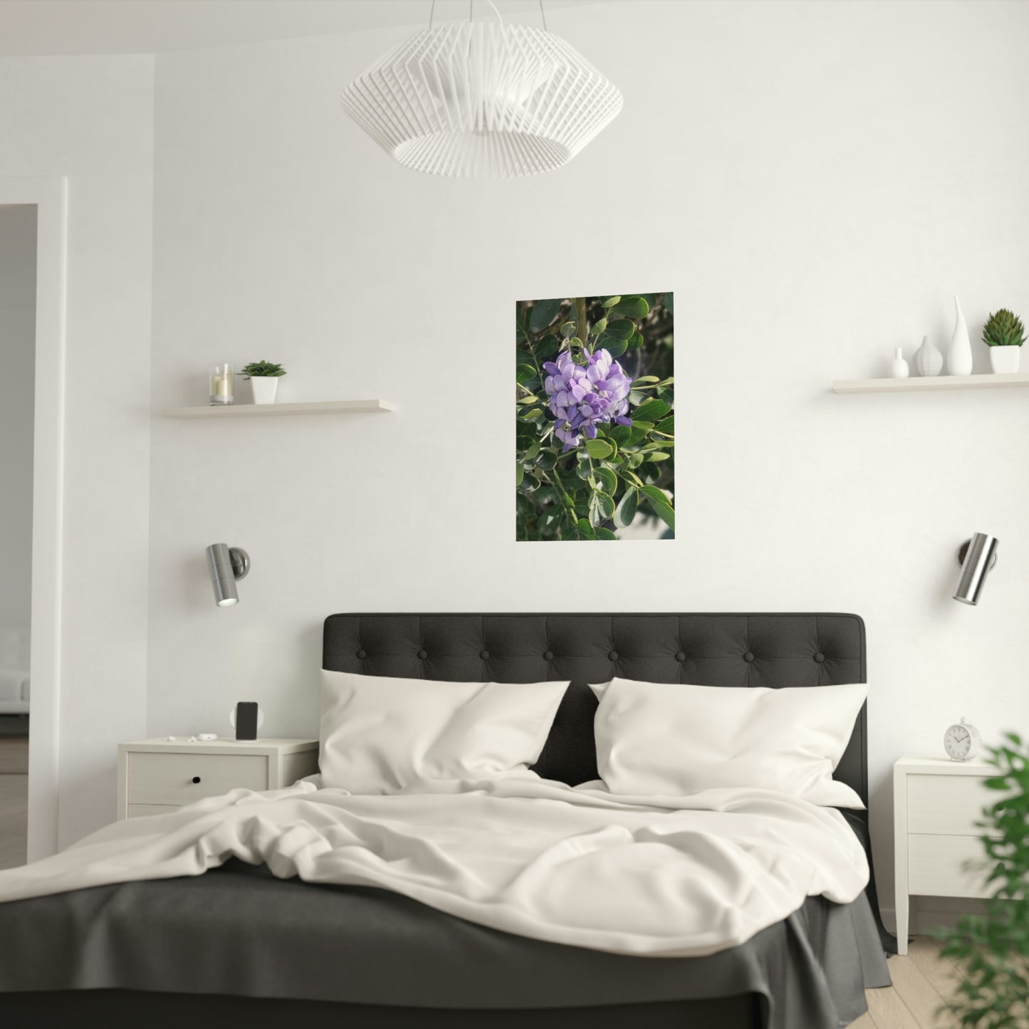 Purple Texas Mountain Laurel | Satin Posters (210gsm)