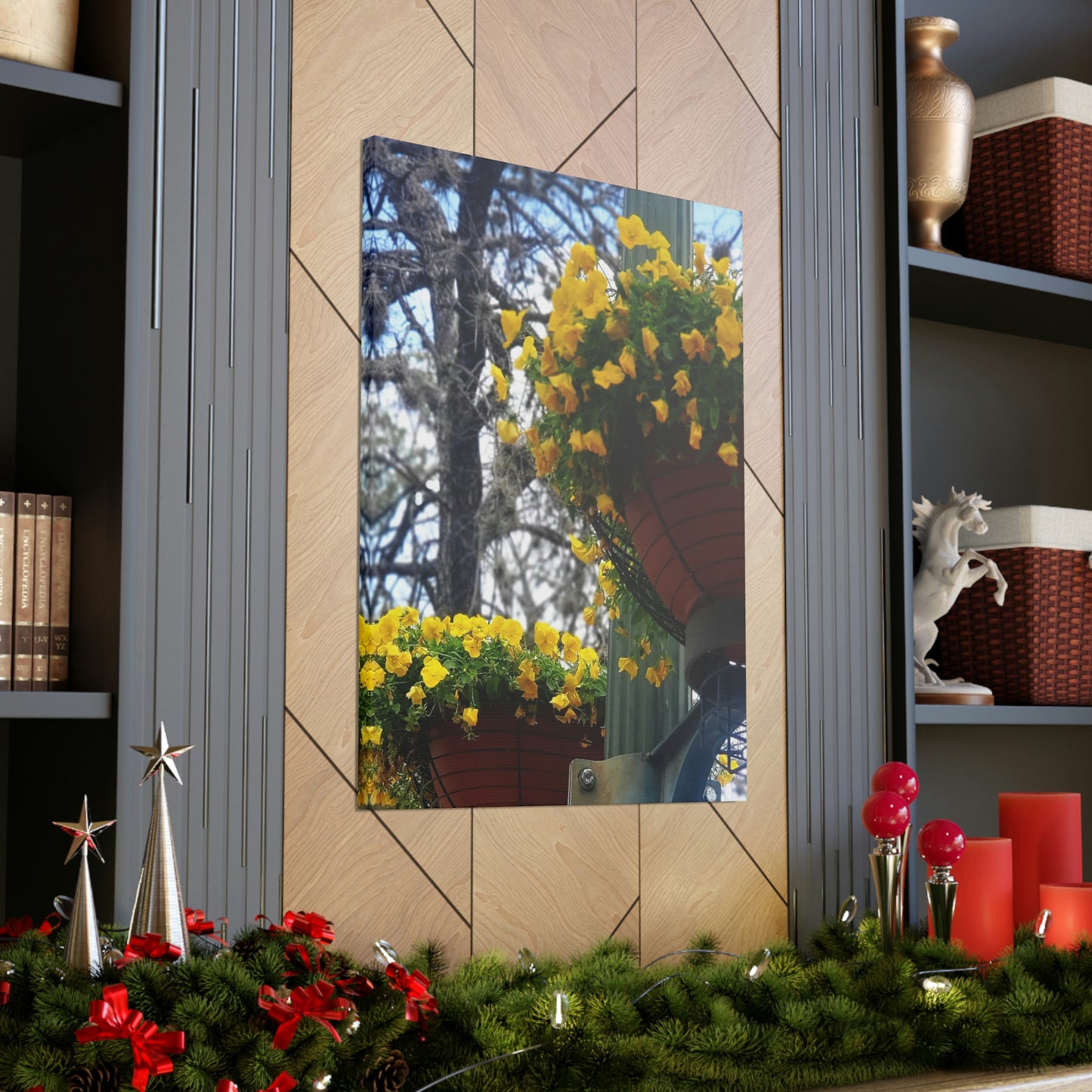 Yellow Pansies Downtown | Wall Art Canvas | High Bloom Collection | Life By Ortavia