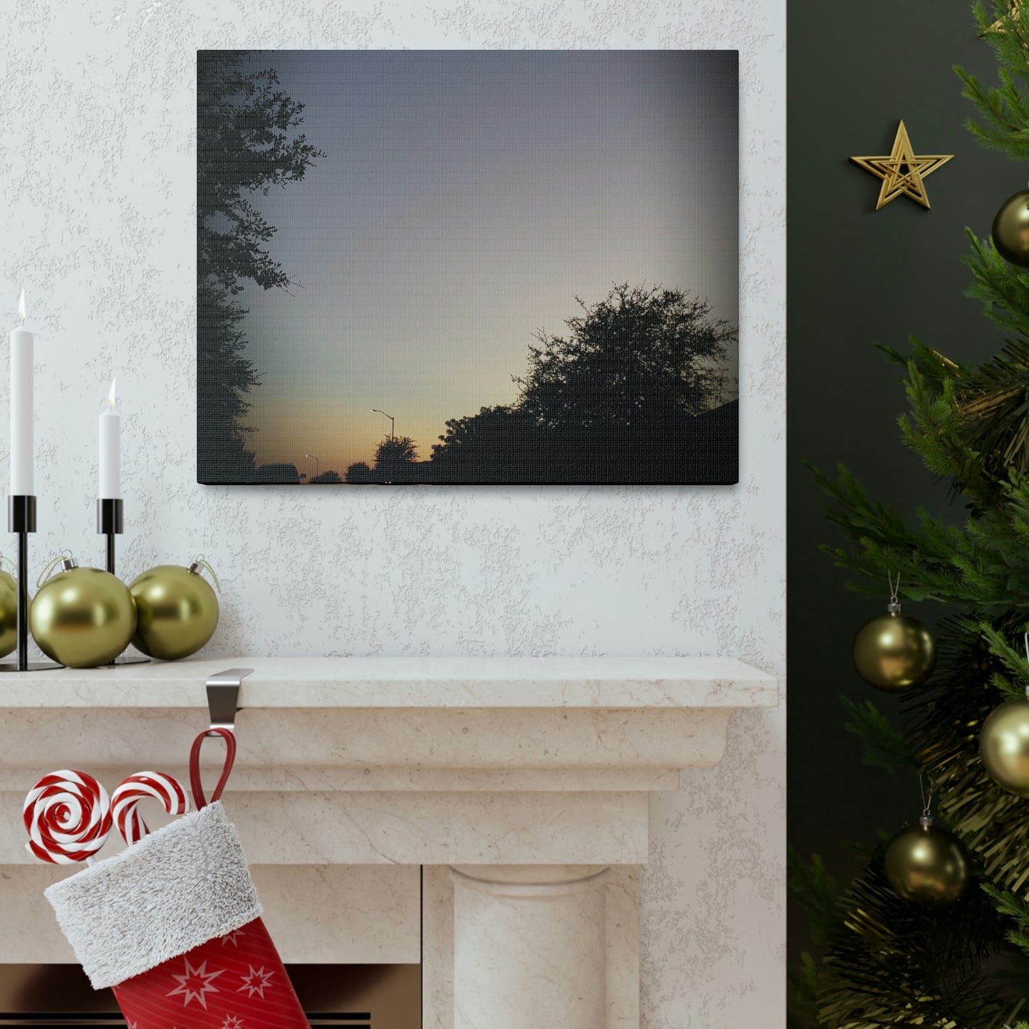 Rainbow Sunset | Wall Art Canvas | Heavens Collection | Life By Ortavia