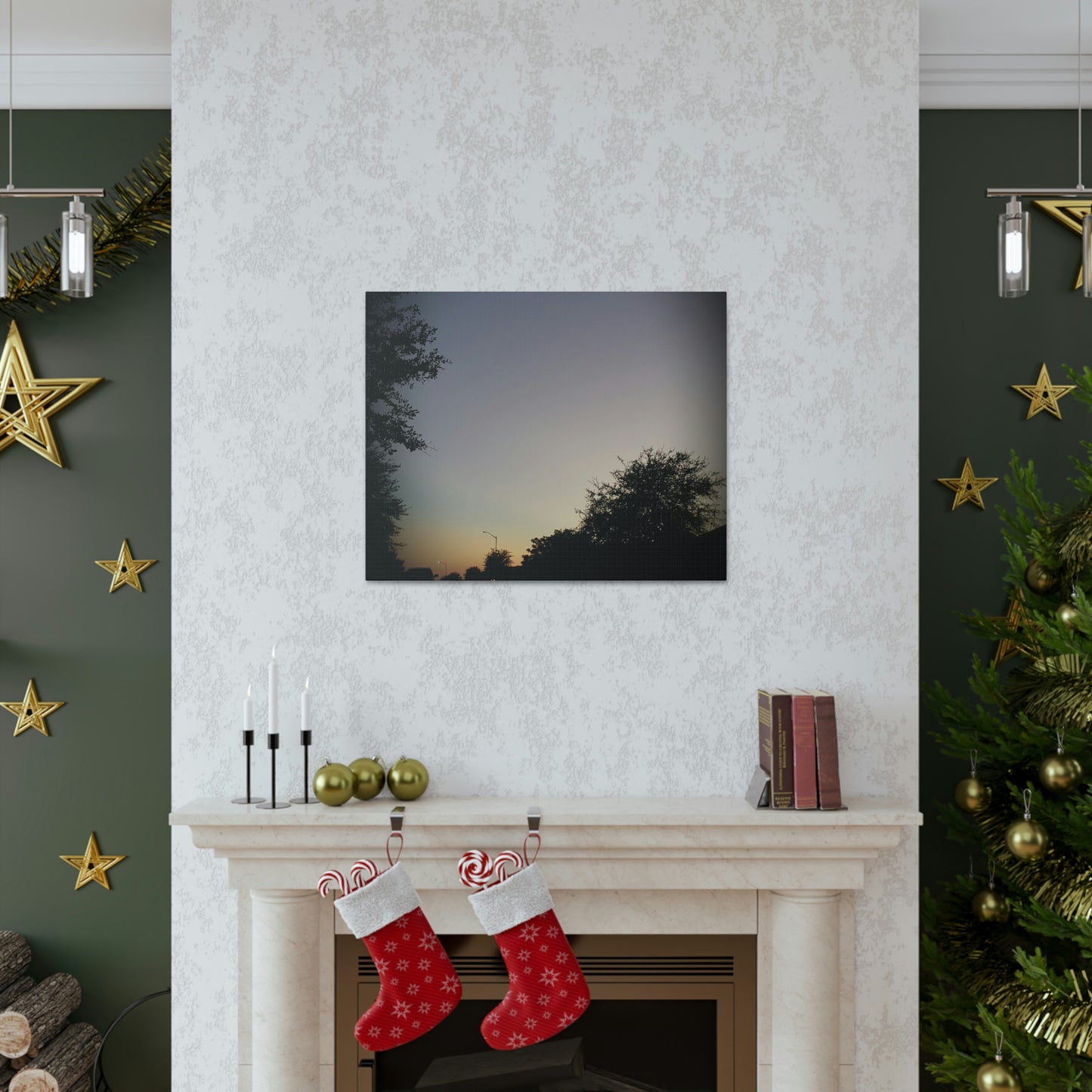 Rainbow Sunset | Wall Art Canvas | Heavens Collection | Life By Ortavia