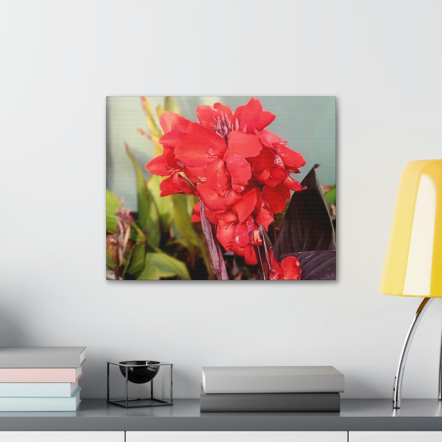 Red Canna | High Bloom Collection | Wall Art Print | Life By Ortavia