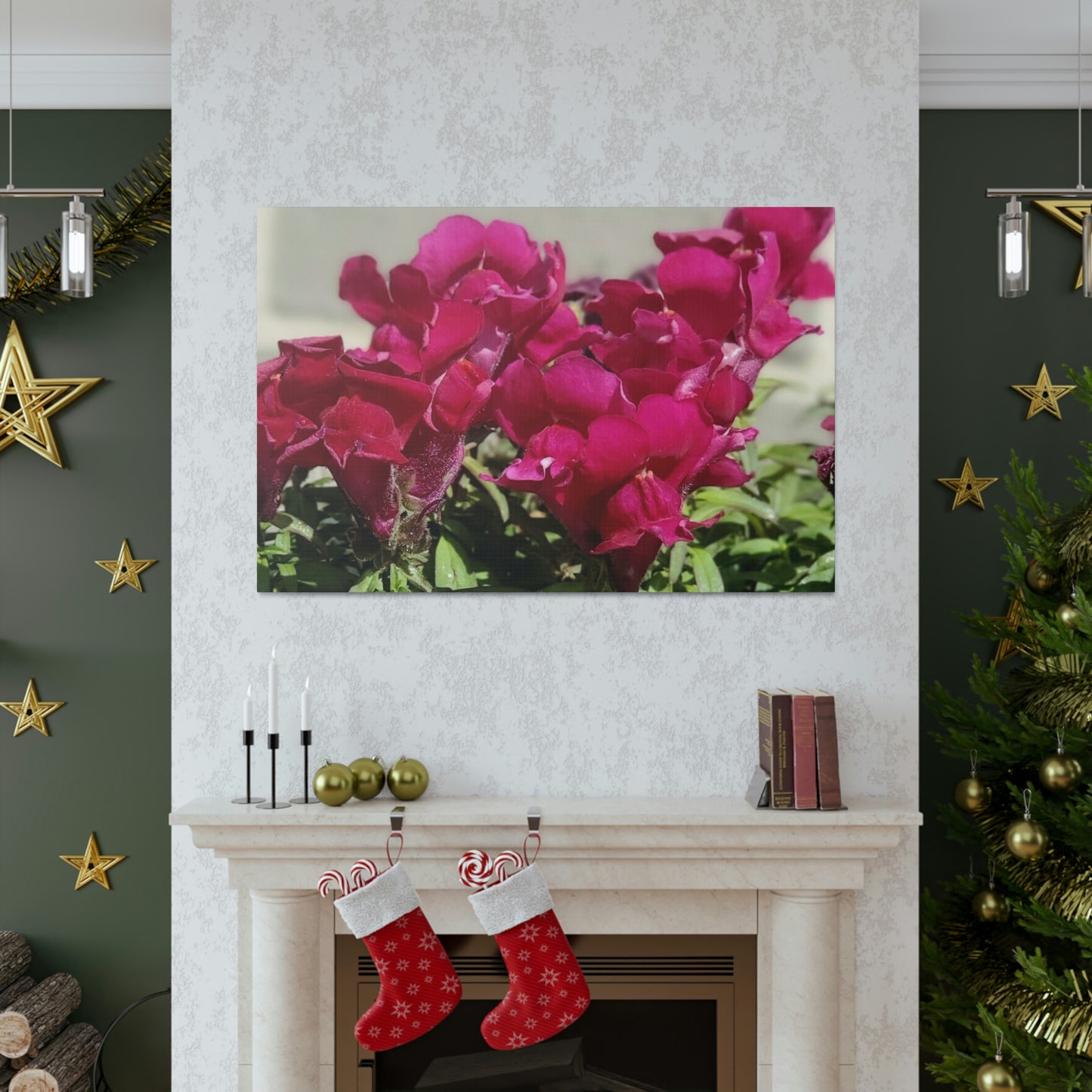 Magenta Snapdragon | Wall Art Canvas | High Bloom Collection | Life By Ortavia
