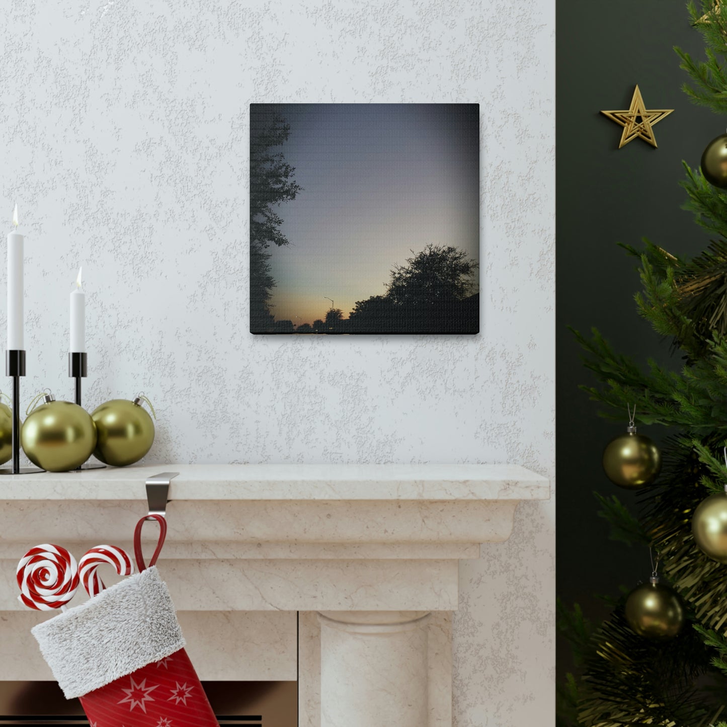 Rainbow Sunset | Wall Art Canvas | Heavens Collection | Life By Ortavia