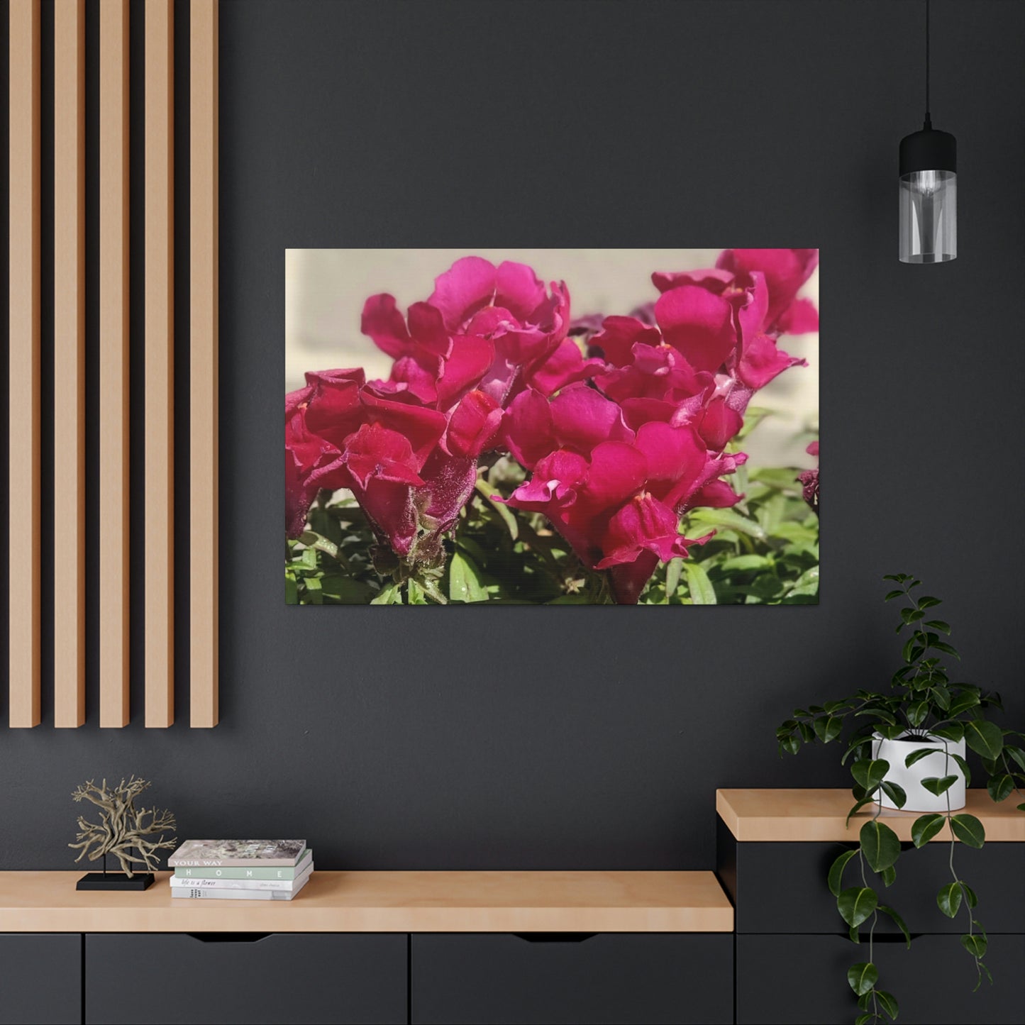 Magenta Snapdragon | Wall Art Canvas | High Bloom Collection | Life By Ortavia