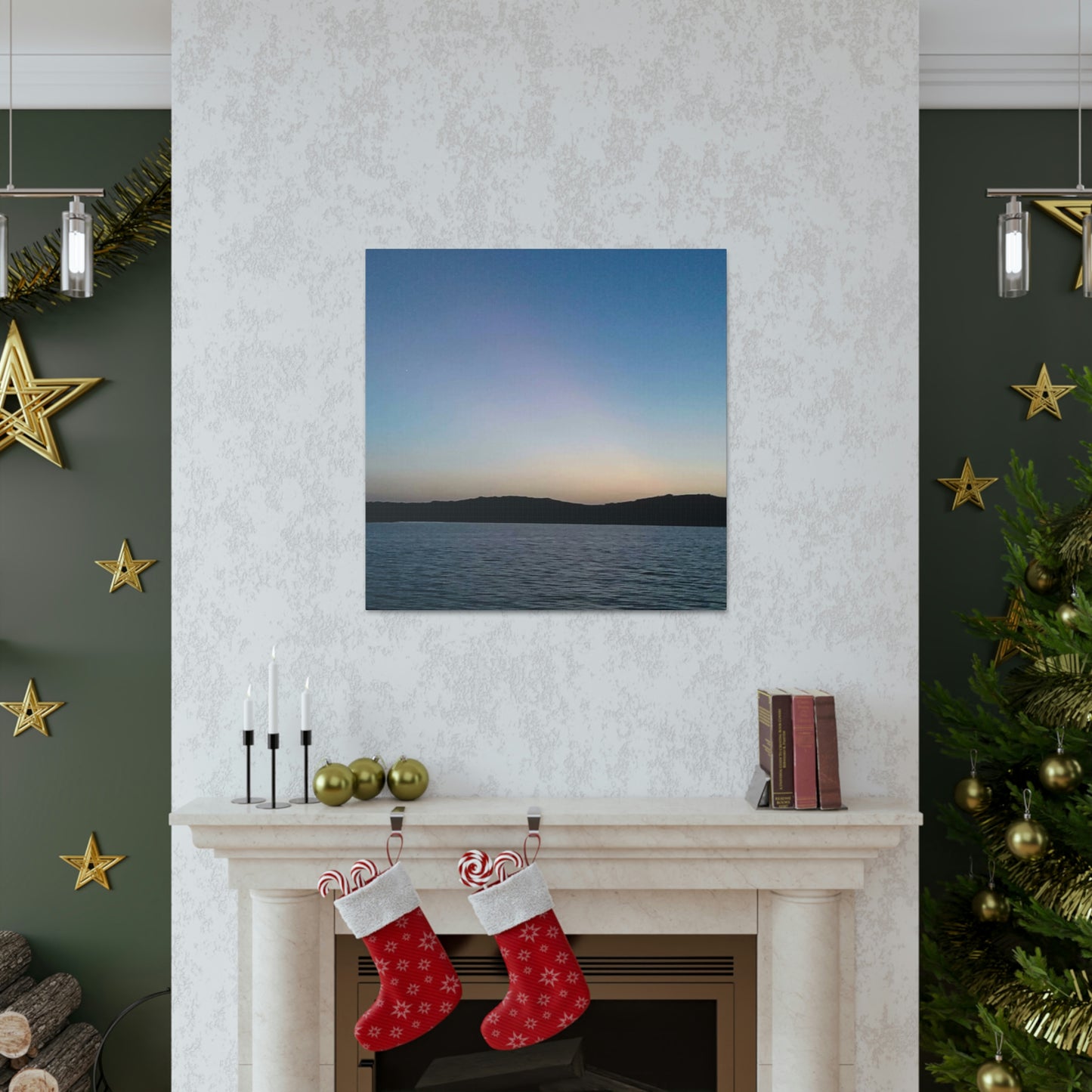 Art Prints & Wall Art, Canvas Gallery Wraps with Night At the Lake Signature Art Print
