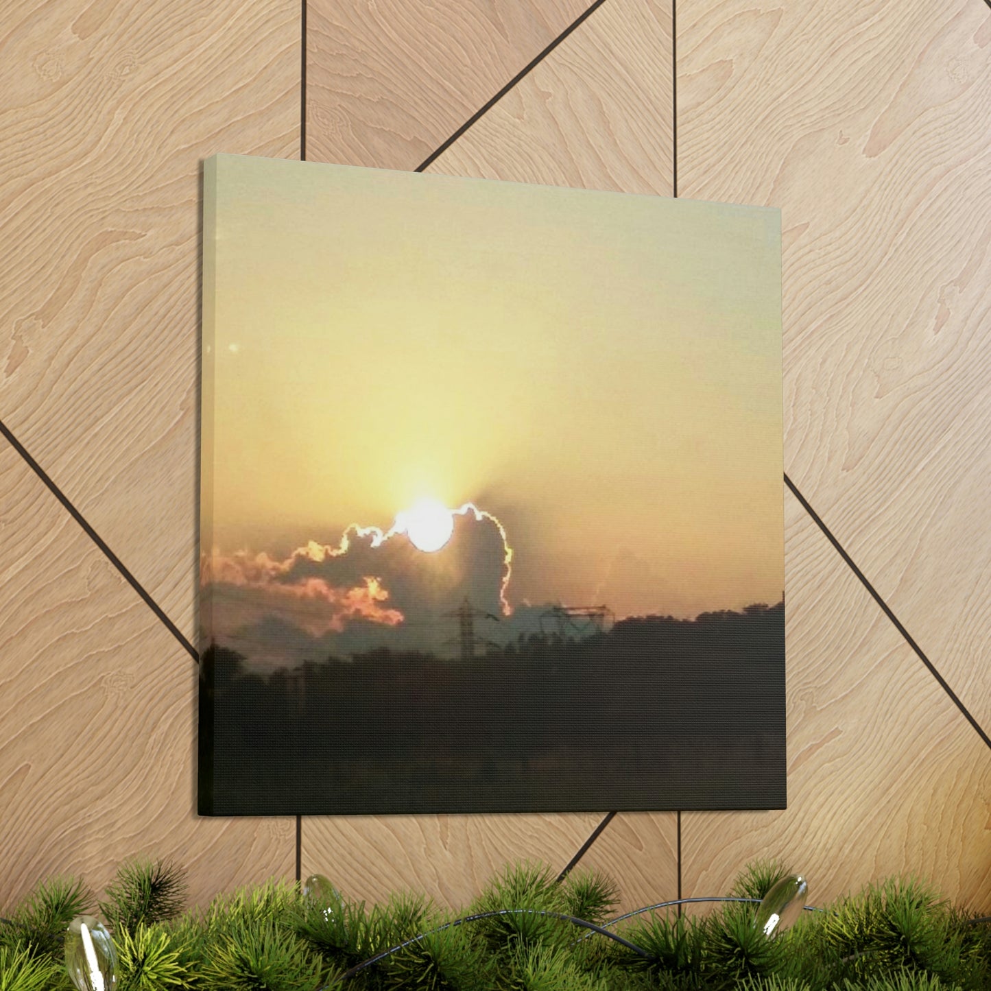 Sun in the Clouds | Wall Art Canvas | Heavens Collection | Life By Ortavia