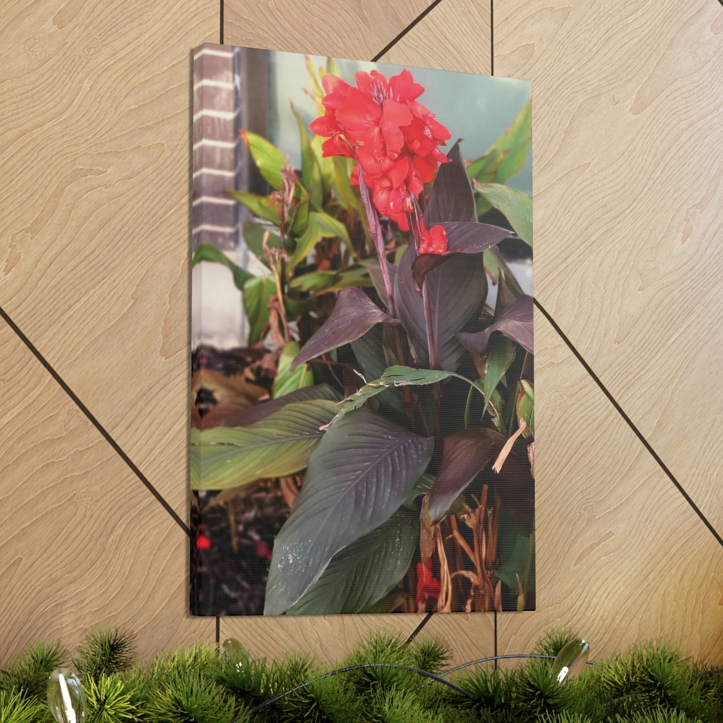 Red Canna | High Bloom Collection | Wall Art Print | Life By Ortavia