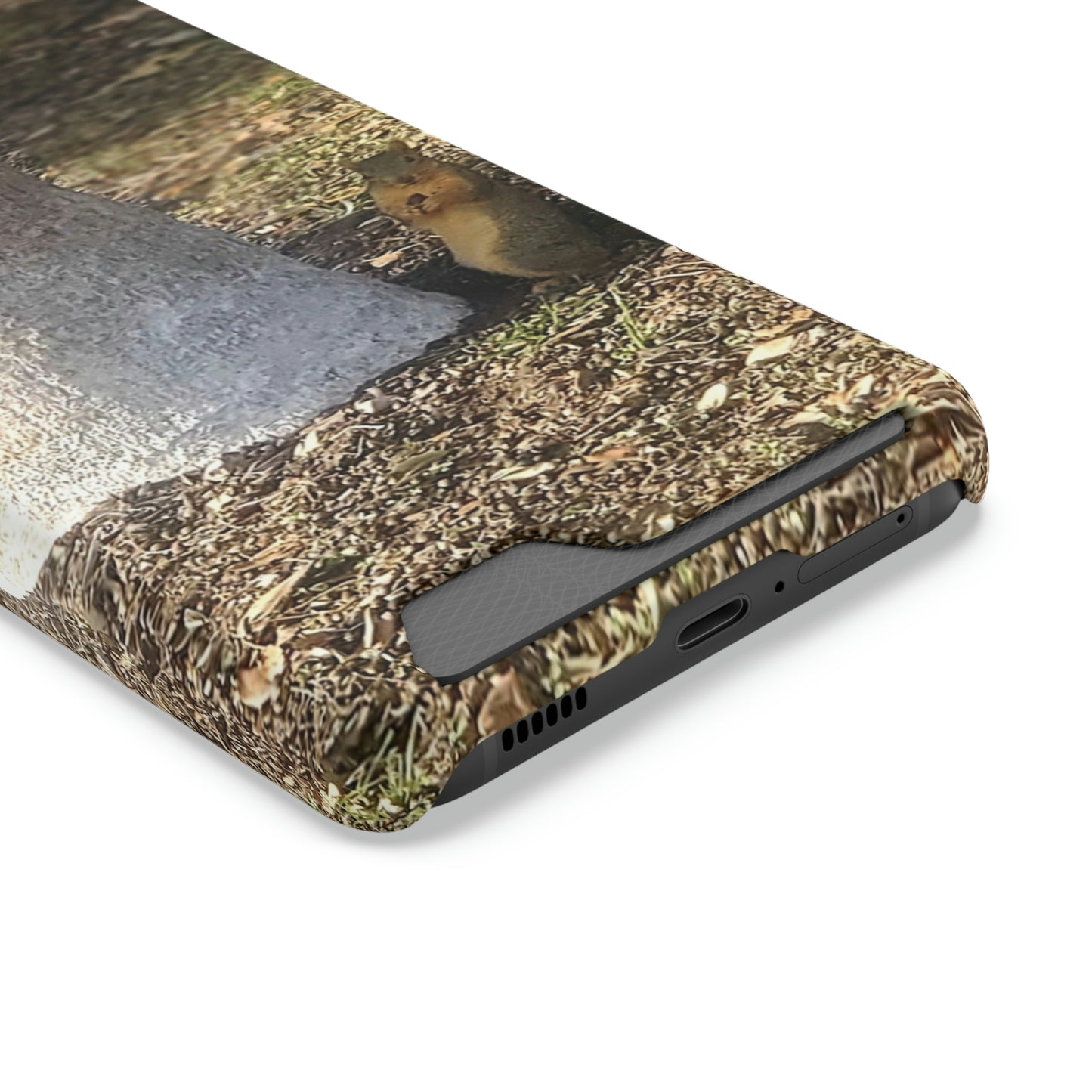 Squirrel and A Nut | Phone Case with Card Holder | Urban Geographic Collection | Life By Ortavia