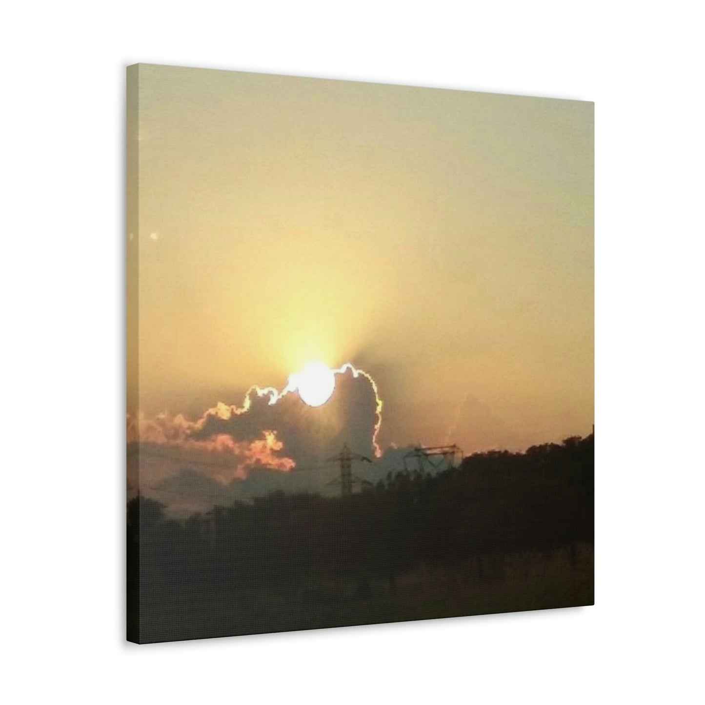 Sun in the Clouds | Wall Art Canvas | Heavens Collection | Life By Ortavia
