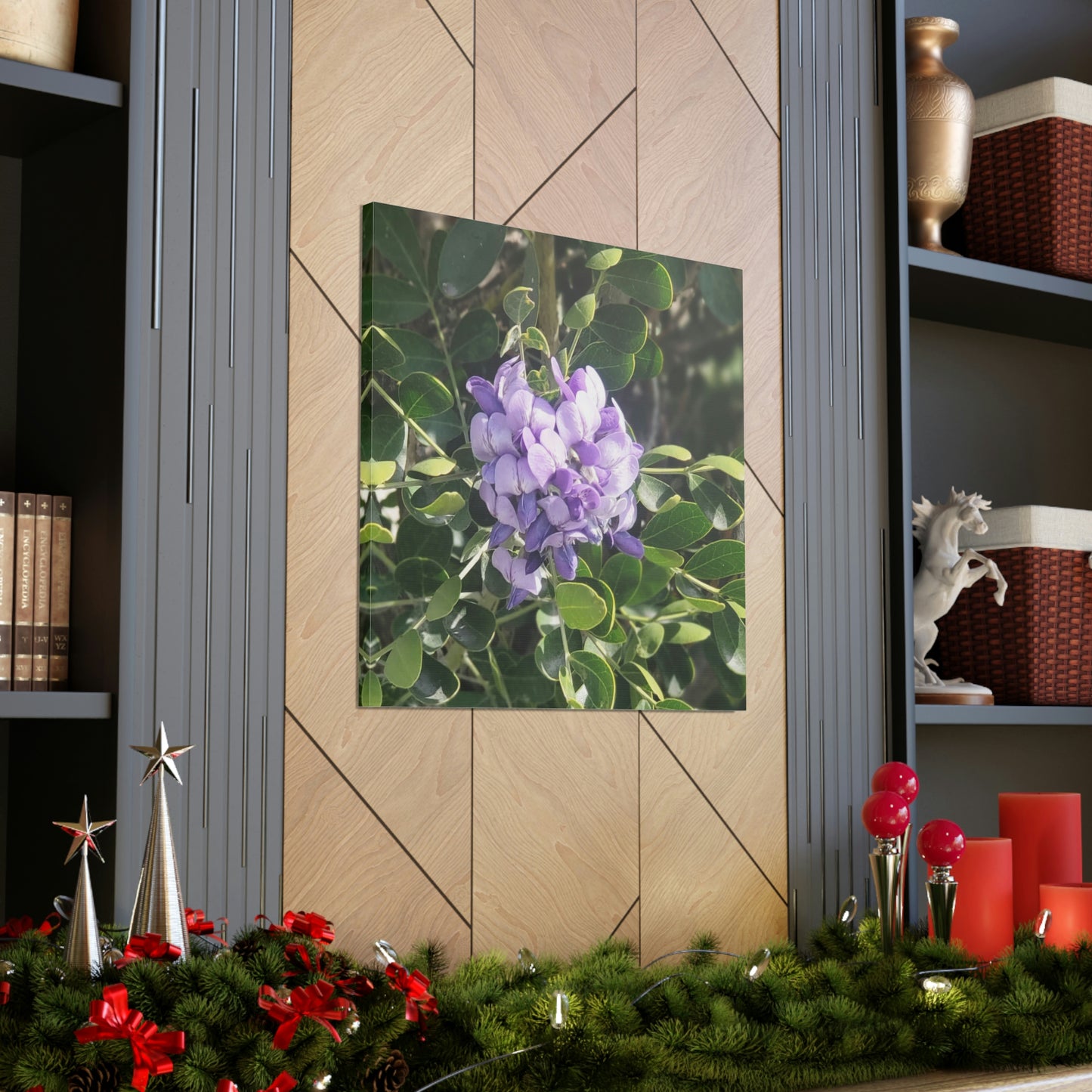 Purple Texas Mountain Laurel | Wall Art Canvas